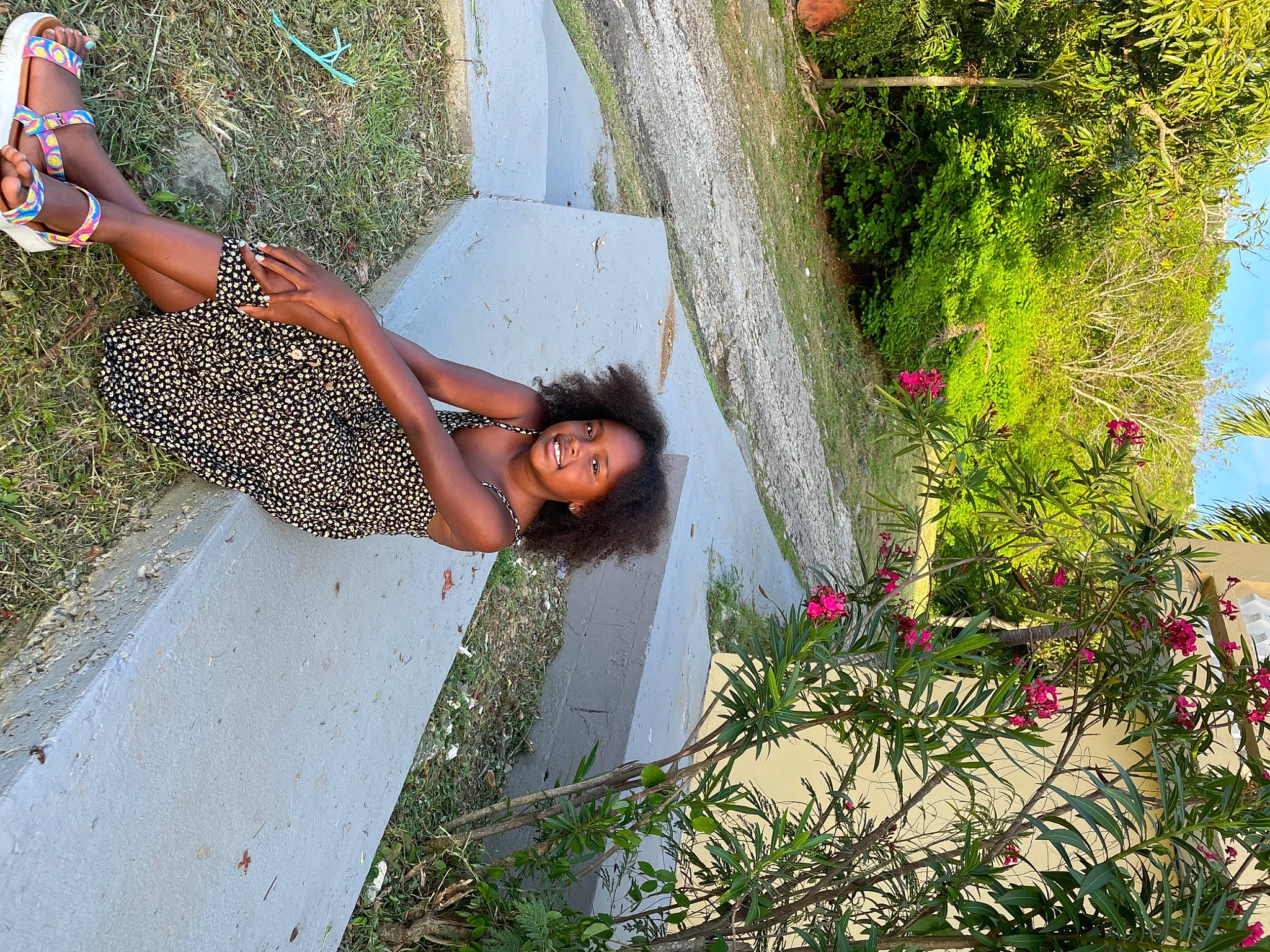 Aziyah joined the competition — help win amazing prizes! adaptation, dress, eyewear, fawn, flower, grass, grass_family, happy, joy, leisure, morning, people_in_nature, person, plant, smile, street_fashion, sunglasses, sunlight, tints_and_shades, tree