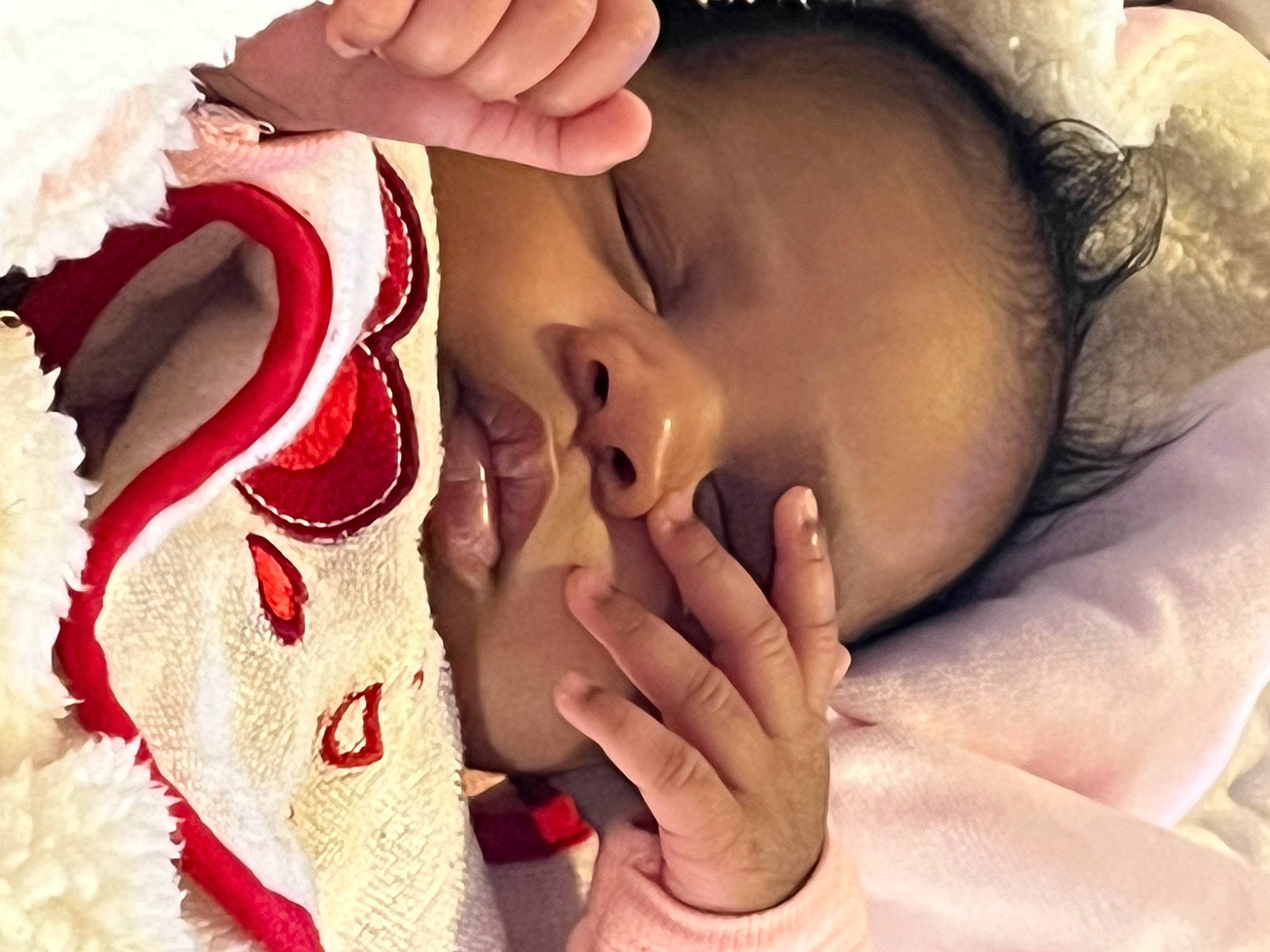 Tahari joined the competition — help win amazing prizes! baby, baby_toddler_clothing, cheek, child, chin, ear, eyebrow, eyelash, facial_expression, finger, gesture, hand, happy, lip, mouth, nail, nose, person, skin, thumb