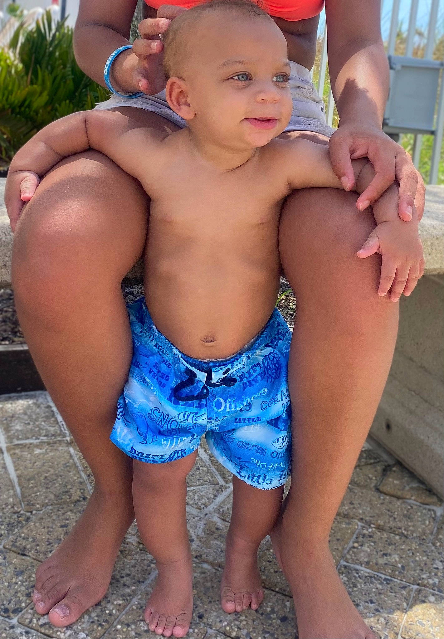 Jaxon joined the competition — help win amazing prizes! abdomen, barefoot, blue, chest, eye, finger, fun, hand, happy, human_body, joint, leg, leisure, muscle, person, photograph, plant, summer, thigh, toddler