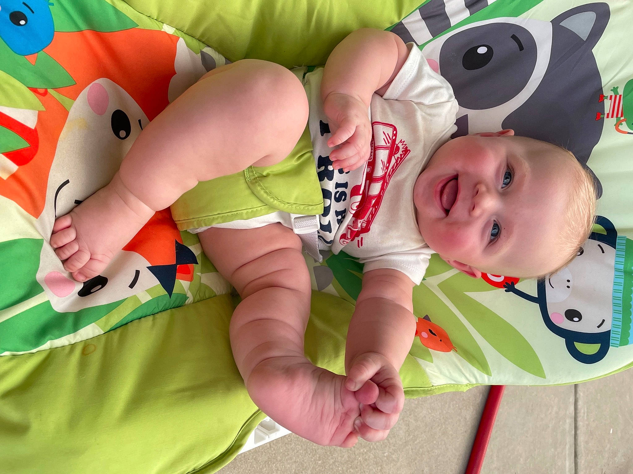 Kolt joined the competition — help win amazing prizes! baby, baby_products, baby_toddler_clothing, child, comfort, fictional_character, fun, grass, happy, hat, head, human_body, leisure, mouth, person, pink, sleeve, smile, sunglasses, thigh