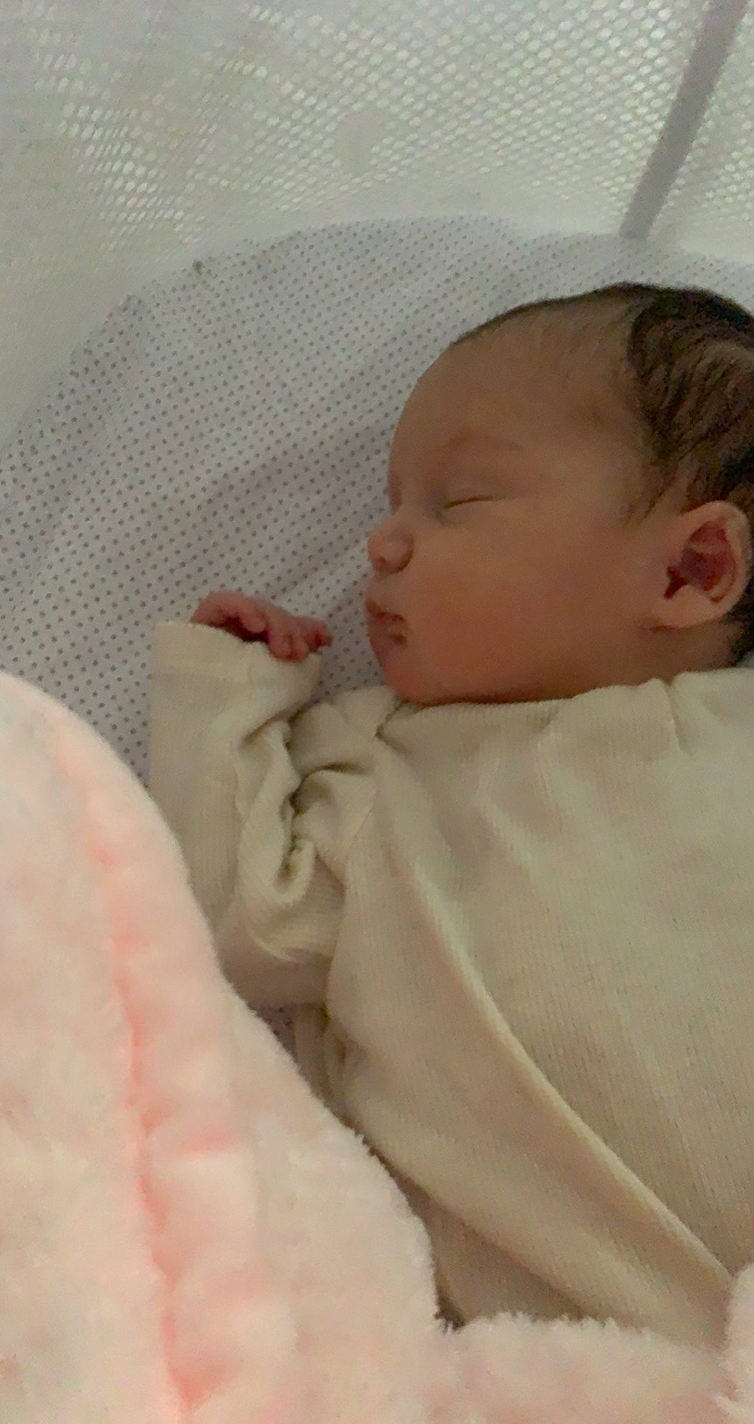 Madalynn joined the competition — help win amazing prizes! arm, baby, baby_products, baby_sleeping, baby_toddler_clothing, bedding, bedtime, cheek, child, comfort, head, human_body, linens, lip, nap, nose, person, sleeve, textile, thumb