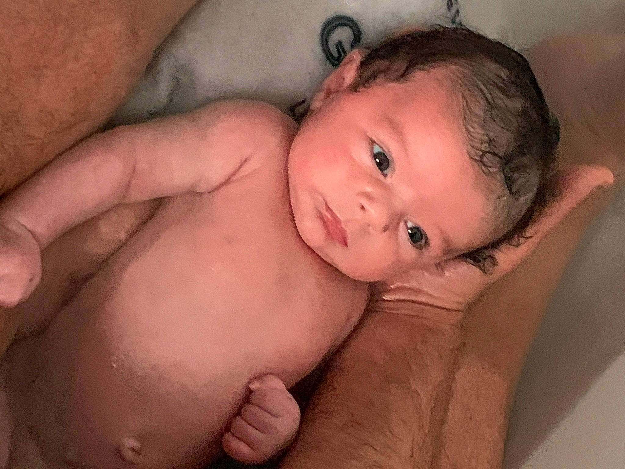 Alfie joined the competition — help win amazing prizes! baby, bathing, cheek, chest, child, close_up, eye, face, flesh, hand, head, lip, mouth, muscle, neck, nose, person, photography, skin, stomach