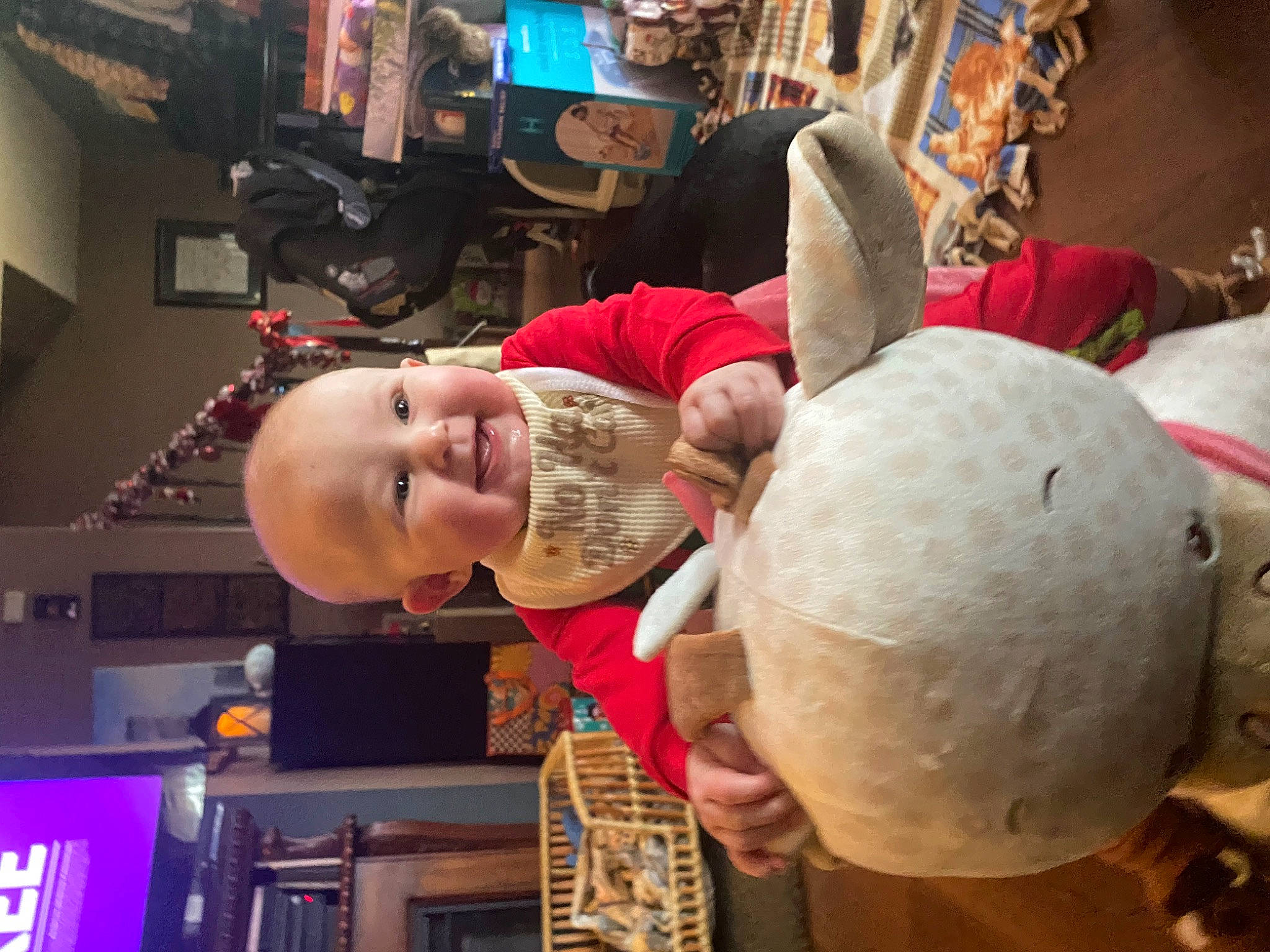 Juniper is registered to the contest to win money with this photo: child, fun, masa, person, smile, wood, world