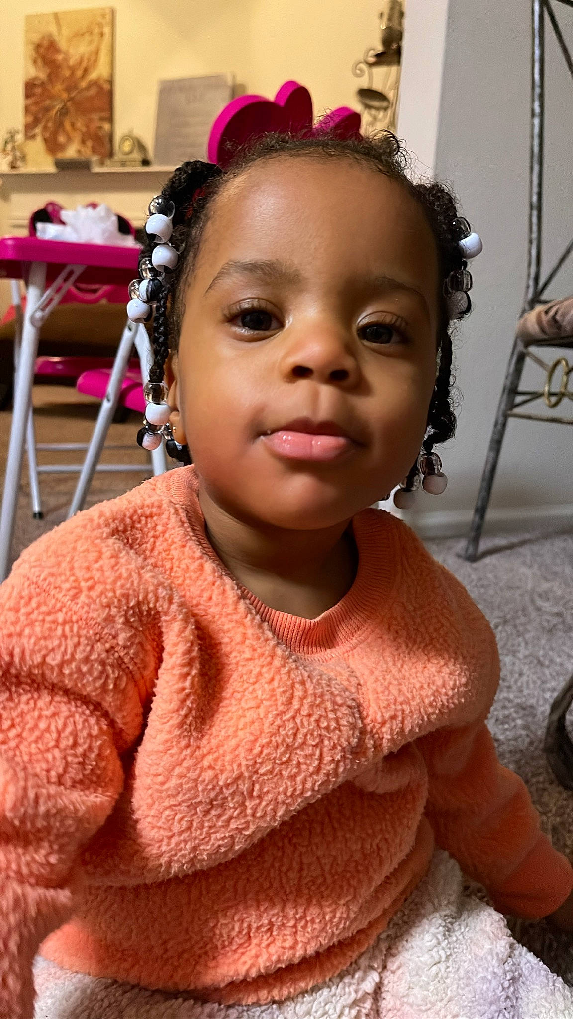 Taylani is registered to the contest to win money with this photo: baby_toddler_clothing, cheek, child, chin, event, eyebrow, eyelash, forehead, hairstyle, happy, head, iris, jewellery, lip, nose, person, pink, skin, sleeve, smile