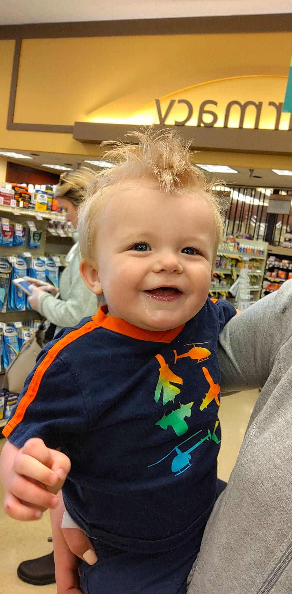Kolton joined the competition — help win amazing prizes! building, child, ear, joy, person, retail, smile, supermarket, toddler