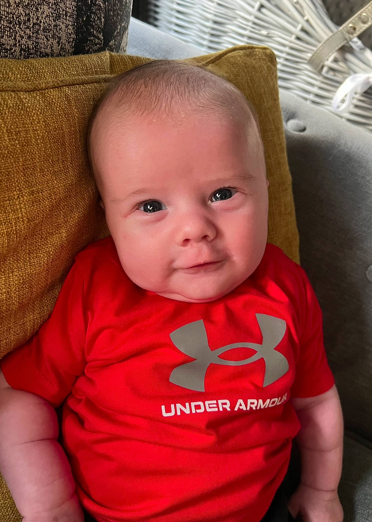 Hugo joined the competition — help win amazing prizes! baby, baby_toddler_clothing, cheek, child, chin, clothing, comfort, eye, eyebrow, eyelash, happy, iris, lip, mouth, nose, person, skin, sleeve, smile, t_shirt