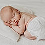 baby, newborn, sleeping, infant, blanket, pillow, diaper, skin, peaceful, cute, soft, closeup, child, rest, toddler, lying, indoors, portrait, white, sleep