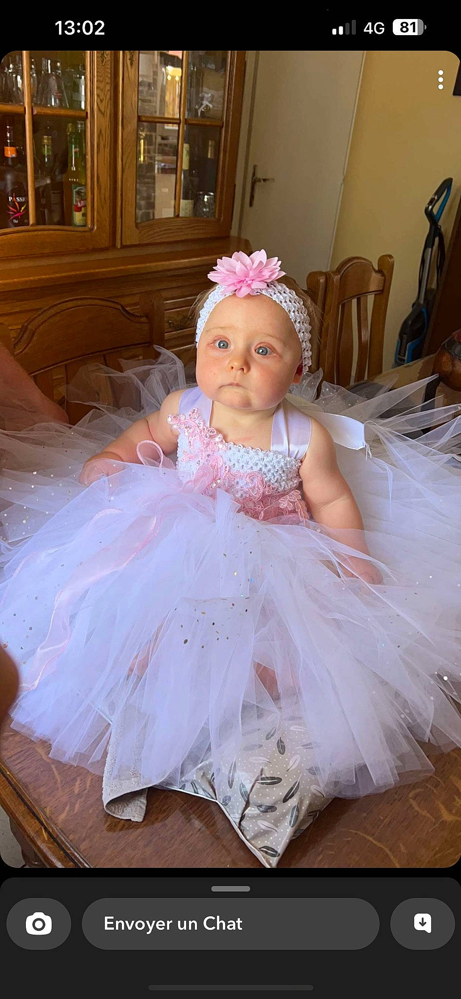Carole participe au concours pour gagner de l'argent avec cette photo : baby_toddler_clothing, blond, bridal_accessory, bridal_clothing, bridal_party_dress, child, dress, embellishment, event, fashion_design, formal_wear, gown, happy, headpiece, iris, peach, person, pink, toddler, toy