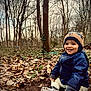 Youness a rejoint le concours — aidez-le/la à gagner de superbes lots ! clothing, coat, face, grove, head, jacket, land, leaf, nature, outdoors, pants, person, photography, plant, portrait, sitting, soil, tree, vegetation, woodland