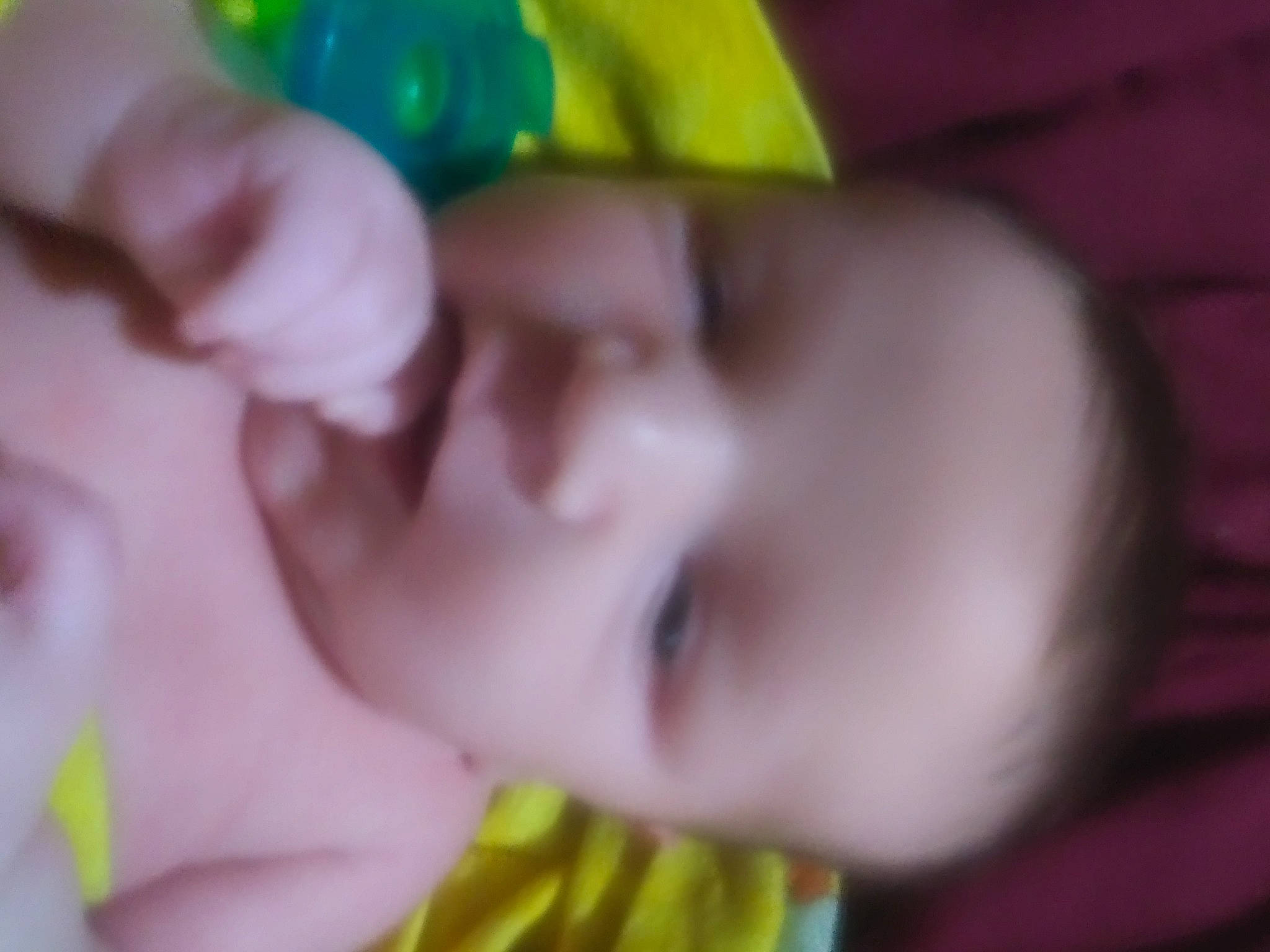 Harvey is registered to the contest to win money with this photo: baby, bedtime, cheek, child, close_up, eye, face, finger, forehead, fun, hand, head, lip, mouth, nose, person, play, skin, smile, toddler