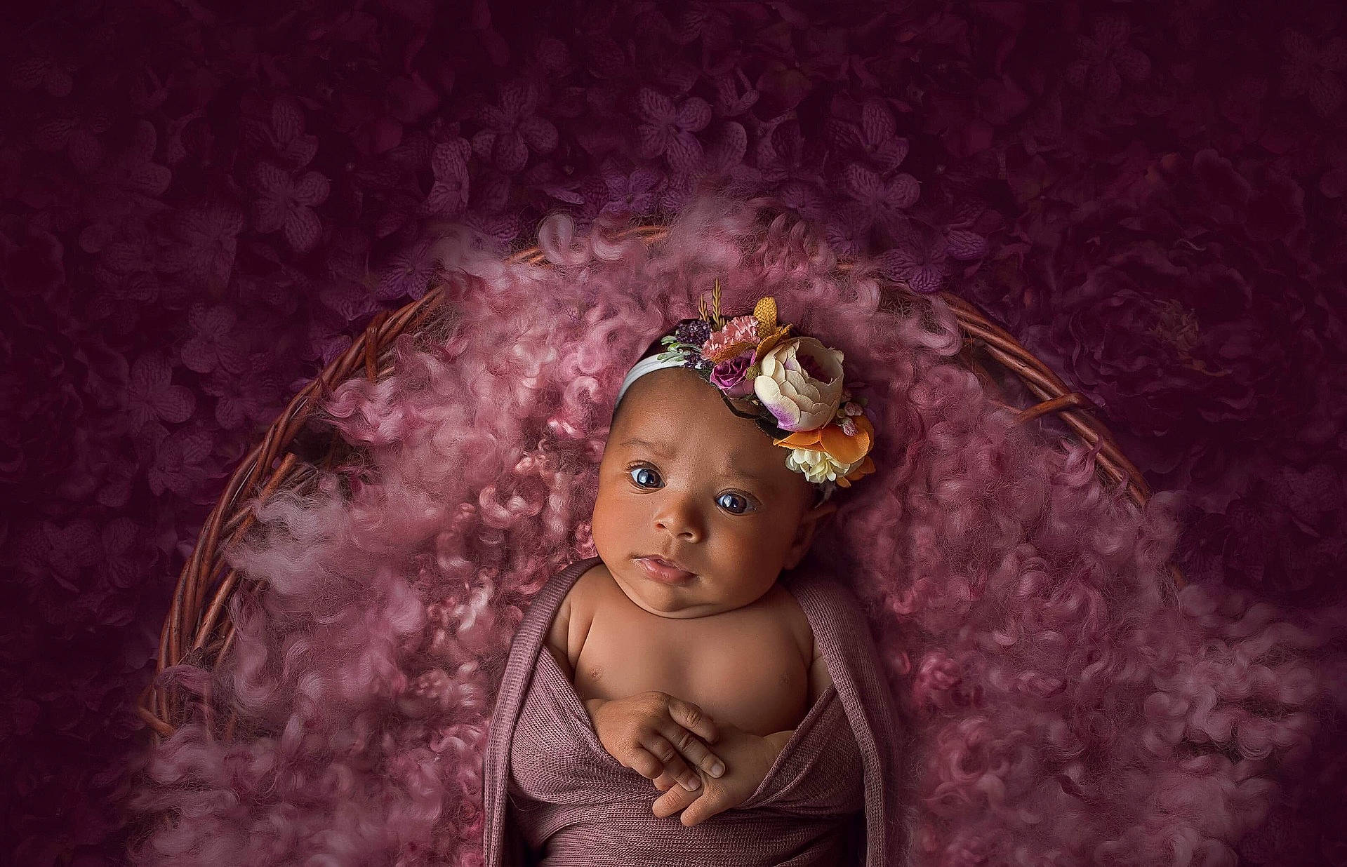 Emeri joined the competition — help win amazing prizes! child, computer_wallpaper, eye, girl, hair_accessory, head, headpiece, human, person, pink, purple, toddler, violet