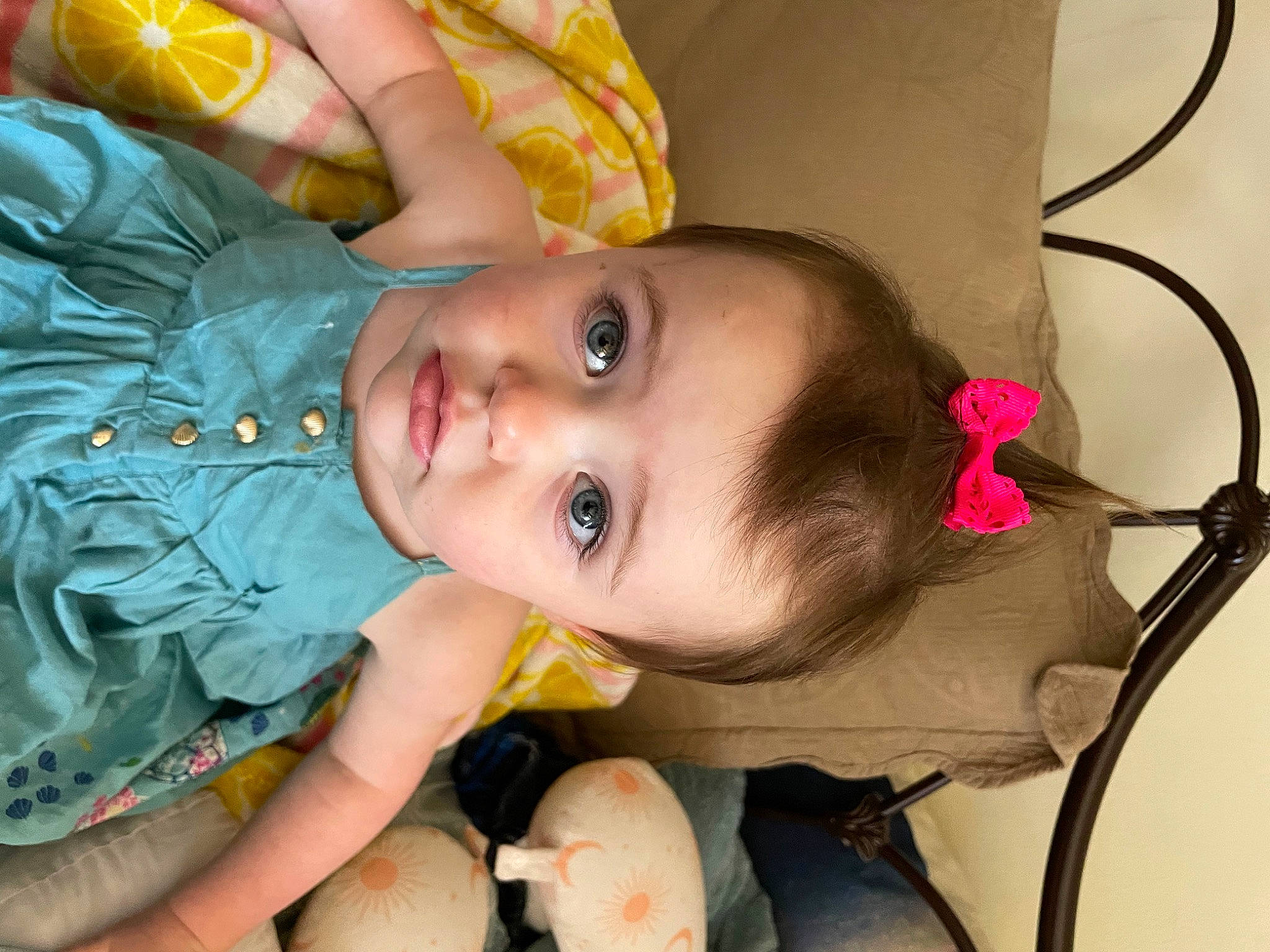 Aria joined the competition — help win amazing prizes! baby_toddler_clothing, cheek, ear, eye, eyebrow, eyelash, face, hair, hand, head, human_body, iris, lip, mammal, mouth, nose, person, plant, skin, smile