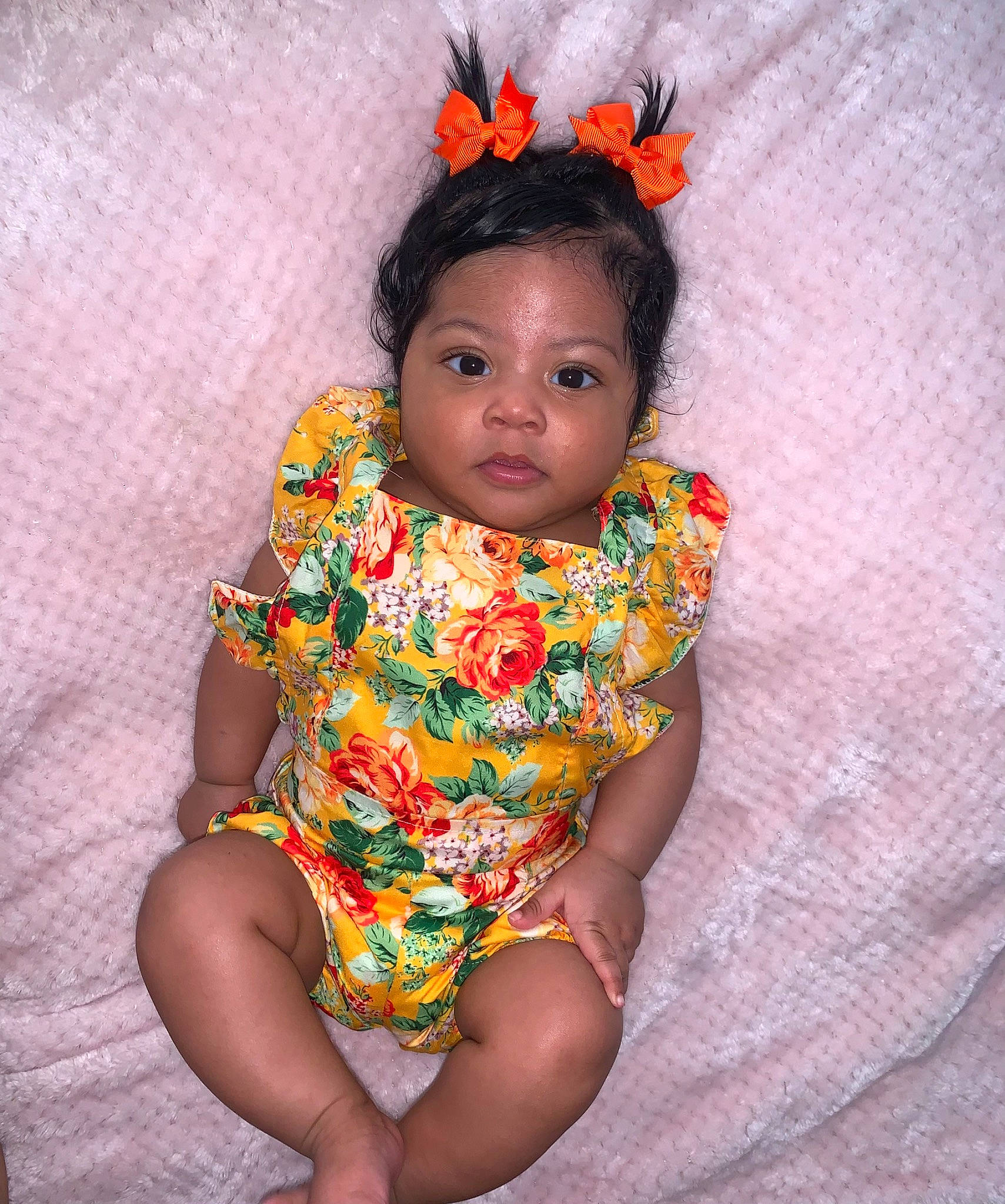 Eliana joined the competition — help win amazing prizes! baby_toddler_clothing, black_hair, cheek, day_dress, dress, embellishment, eye, eyelash, hair, happy, head, human_body, iris, jewellery, lip, neck, person, skin, thigh, toddler