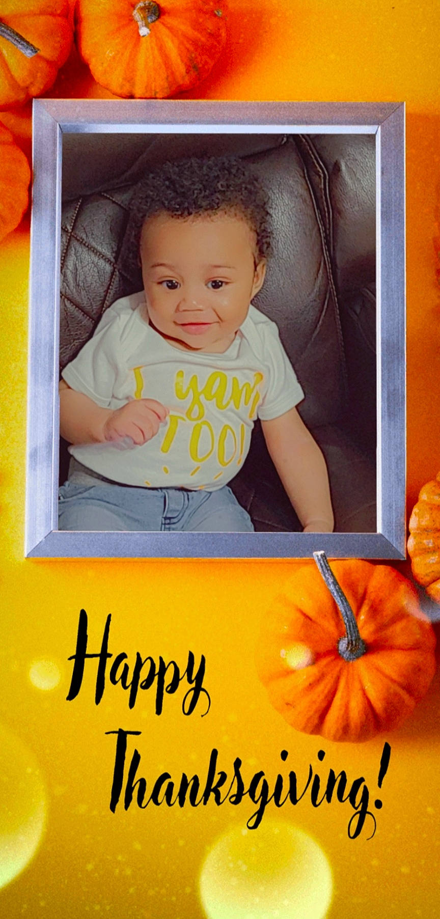 Kashton is registered to the contest to win money with this photo: baby, baby_products, baby_toddler_clothing, calabaza, child, face, facial_expression, handwriting, happy, natural_foods, orange, people, person, photo_caption, product, room, smile, t_shirt, toddler, winter_squash