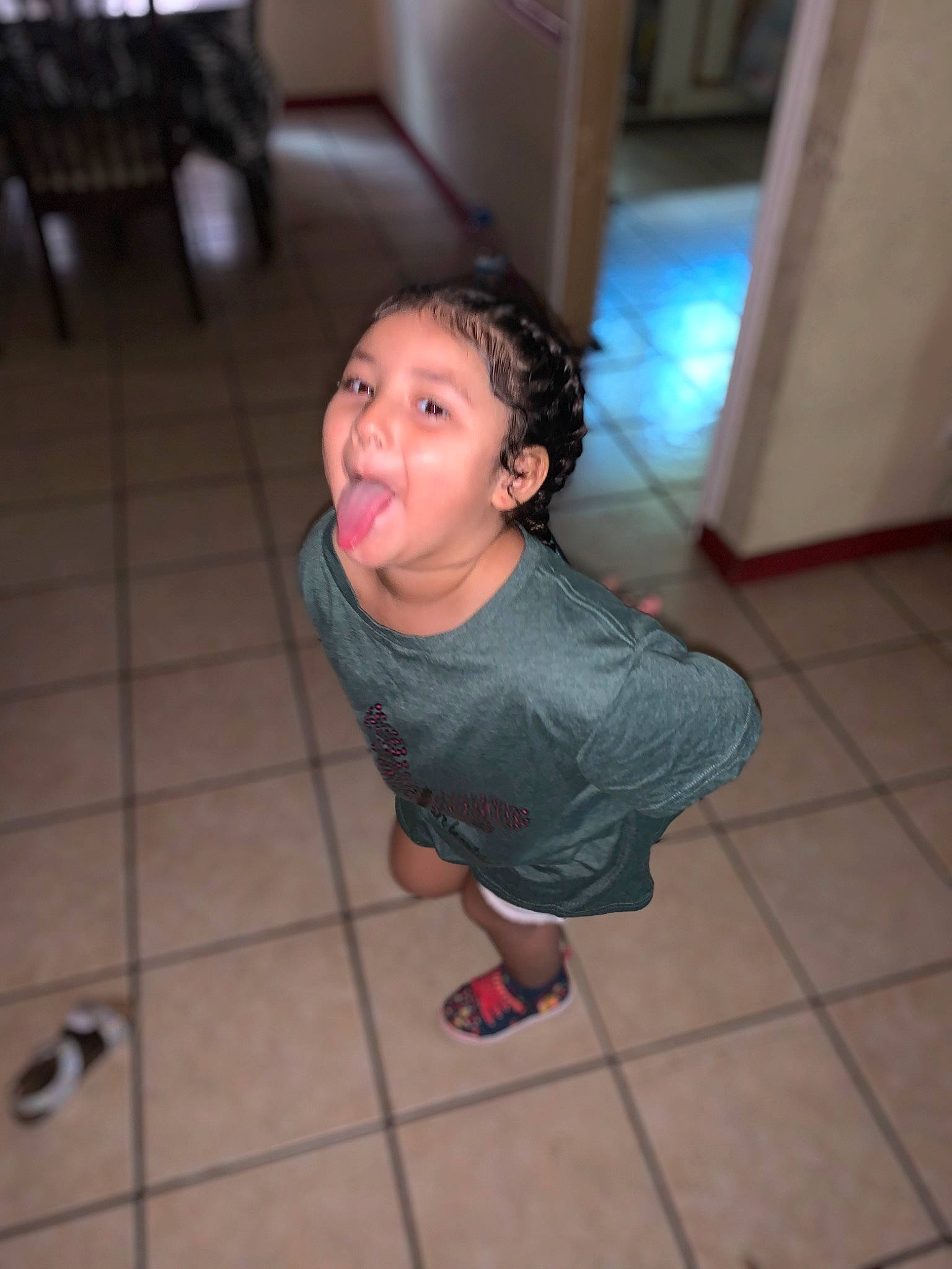 Lilliana is registered to the contest to win money with this photo: baby_toddler_clothing, chair, cheek, child, comfort, face, floor, flooring, foot, fun, happy, hardwood, joint, leisure, person, room, sitting, thumb, toddler, wood