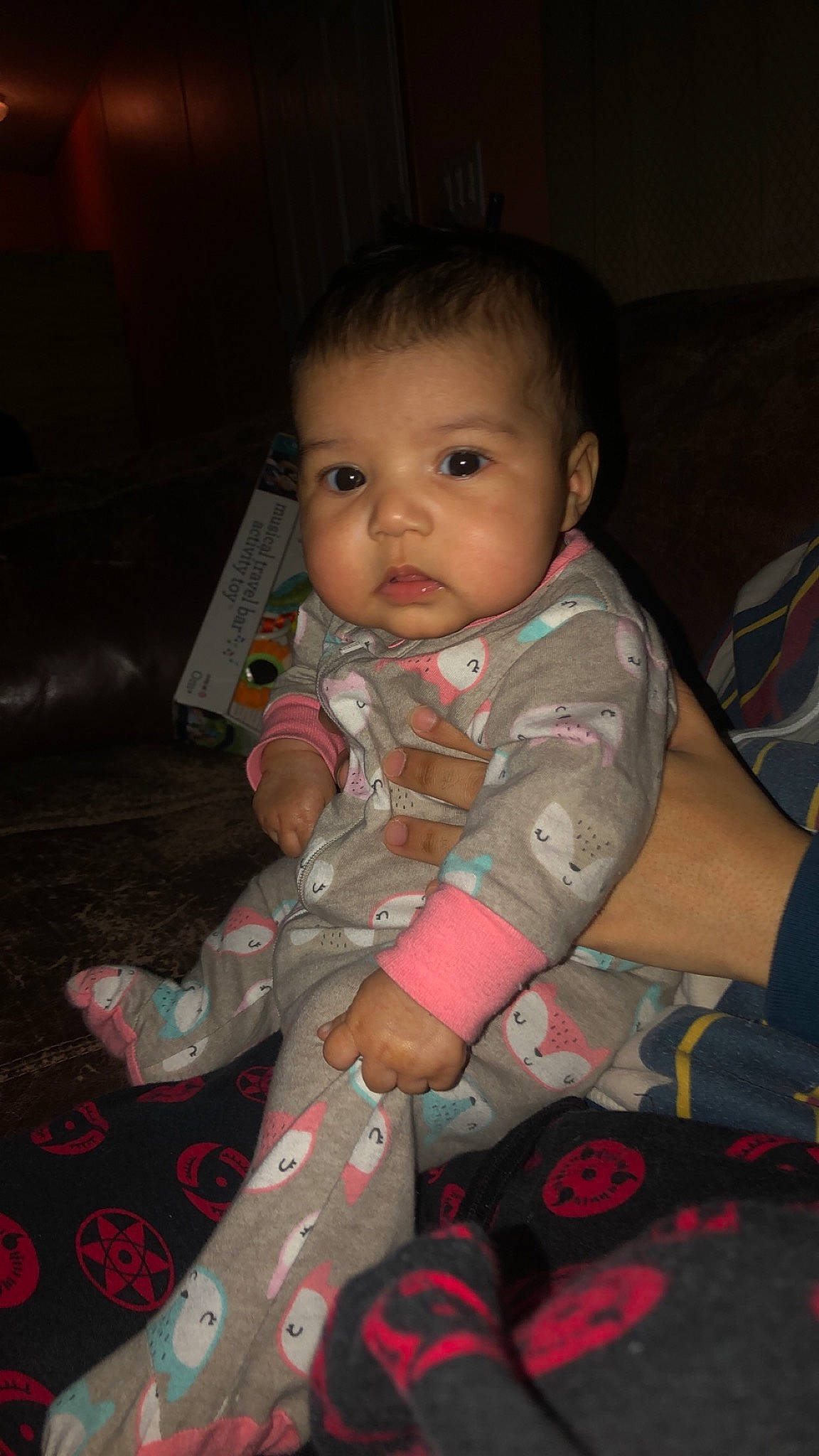 Cataleya joined the competition — help win amazing prizes! baby, cheek, child, chin, christmas, eye, face, fun, head, iris, lip, nose, person, pink, sitting, skin, smile, toddler