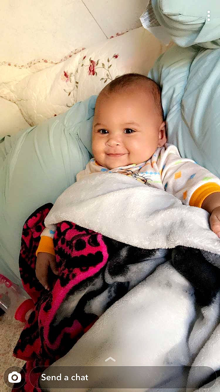 Alyssa joined the competition — help win amazing prizes! baby, baby_products, baby_safety, baby_toddler_clothing, cheek, child, comfort, eye, hoodie, human, joy, laugh, linens, nose, person, product, skin, toddler