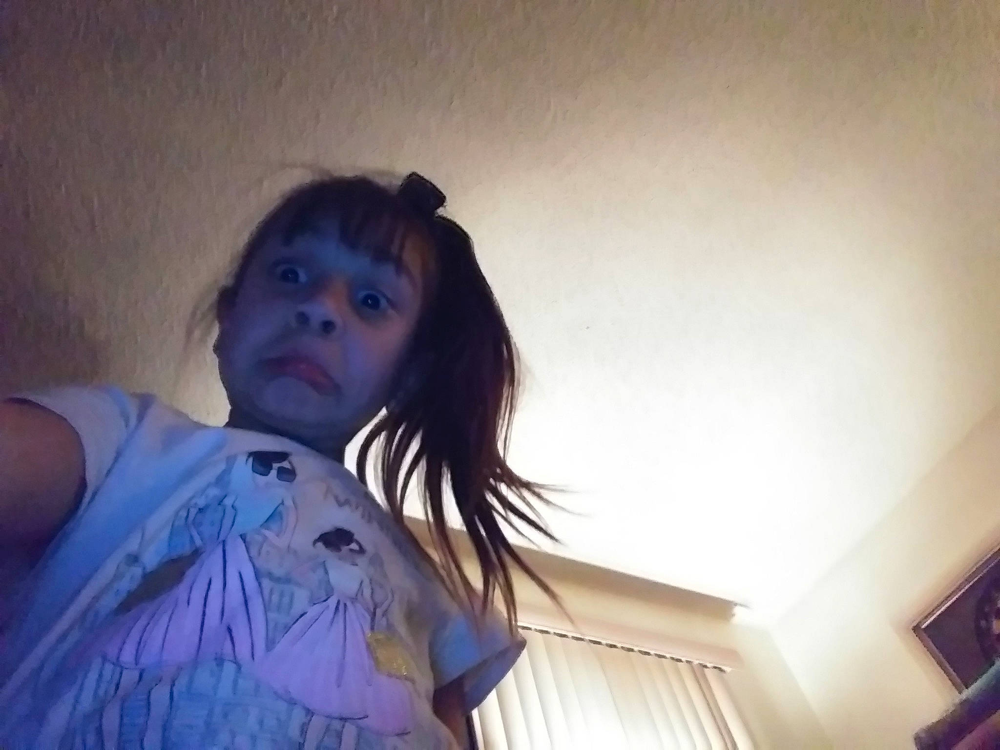 Rako is registered to the contest to win money with this photo: beauty, blue, cheek, cool, eye, eyebrow, face, forehead, fun, hair, hairstyle, head, long_hair, nose, person, photograph, purple, shoulder, skin, sky