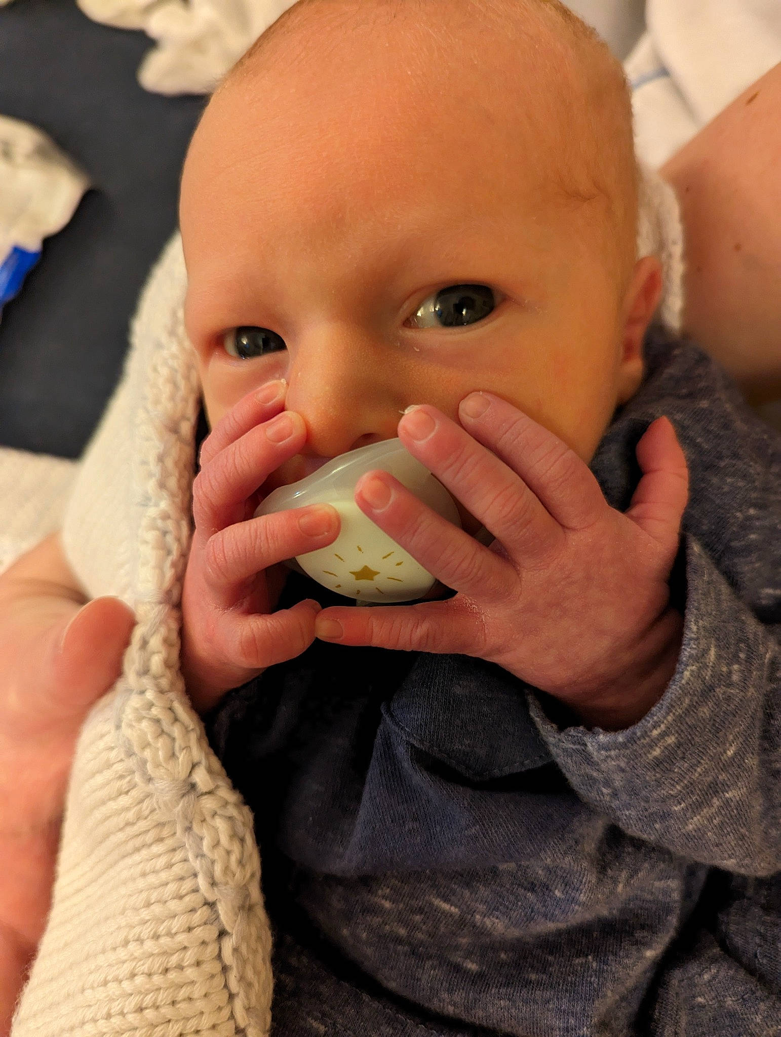 Thomas is registered to the contest to win money with this photo: baby, baby_toddler_clothing, biting, cheek, child, comfort, comfort_food, ear, eyelash, finger, gesture, hand, happy, mouth, nail, nose, person, skin, sweetness, thumb