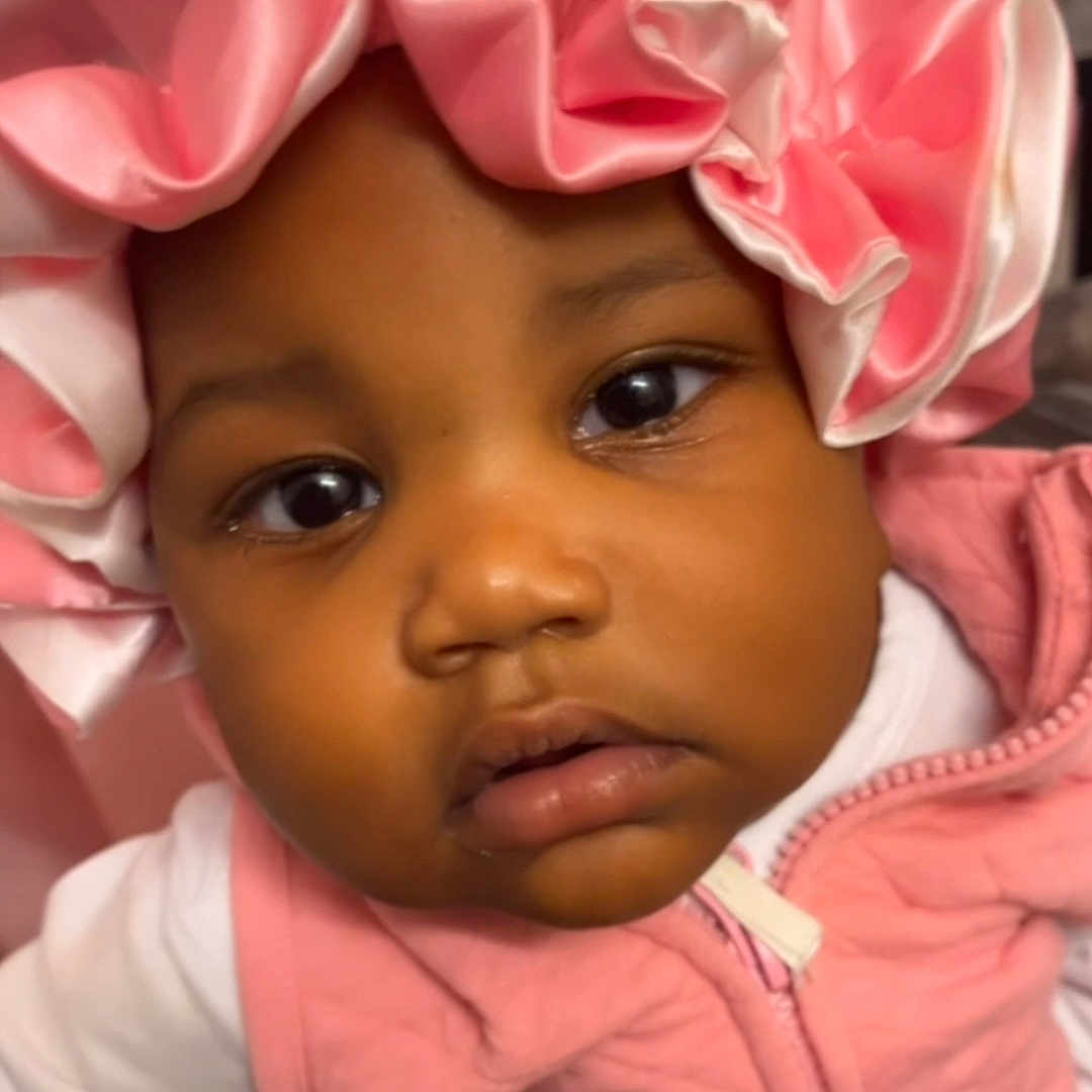 Dazyiere joined the competition — help win amazing prizes! baby, bonnet, cap, clothing, coat, dress, face, happy, hat, head, person, photography, portrait, smile