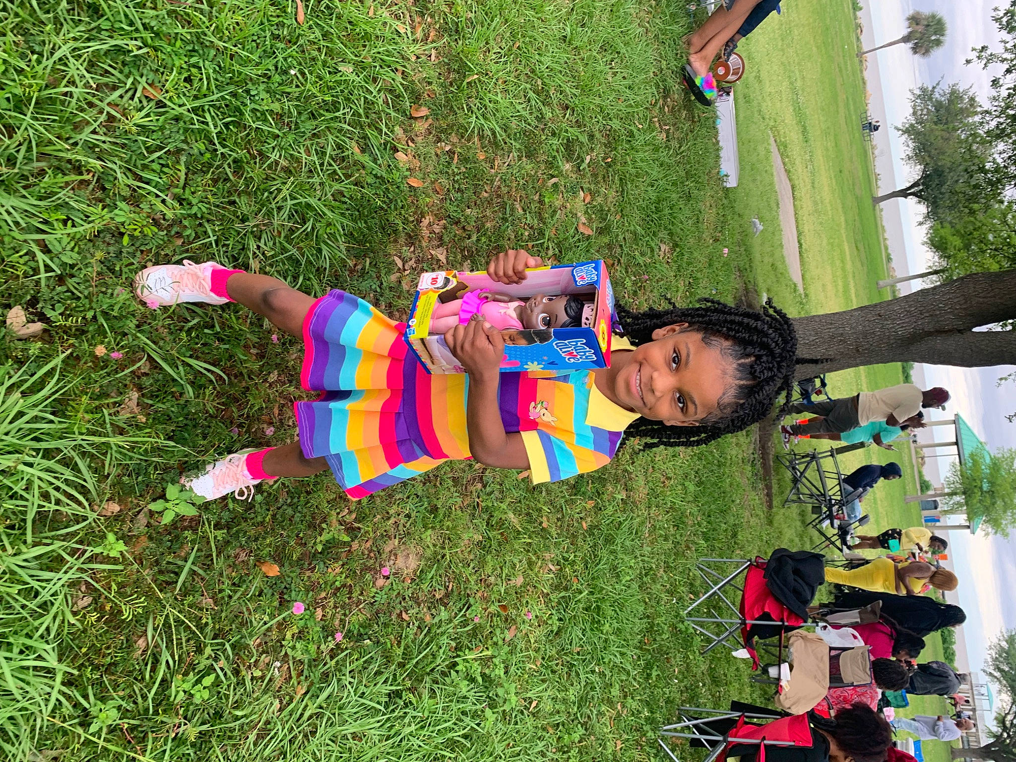 Jalyrika joined the competition — help win amazing prizes! baby, baby_toddler_clothing, child, event, fun, garden, grass, grassland, groundcover, happy, joy, lawn, leisure, people_in_nature, person, plant, play, recreation, smile, toddler