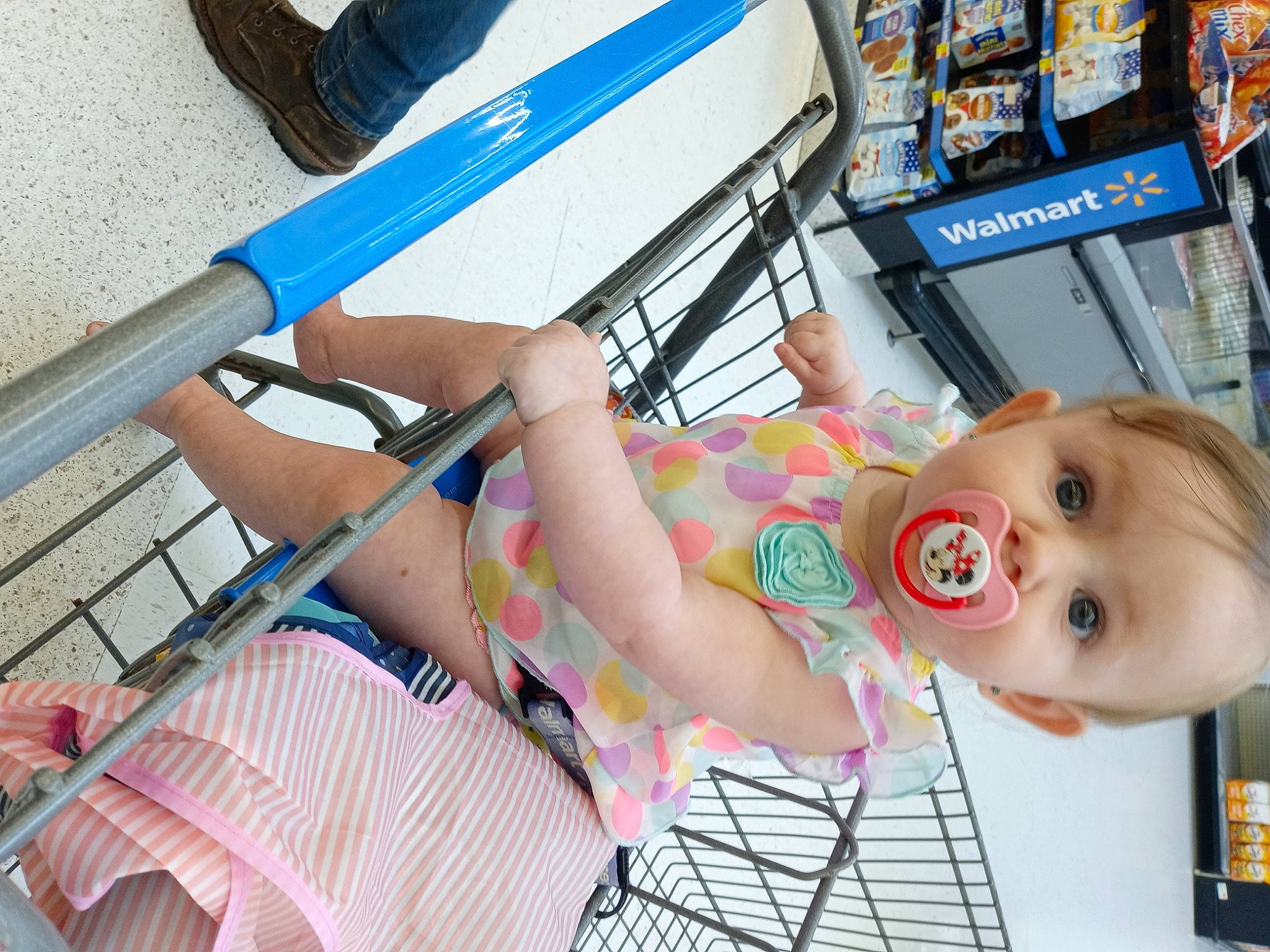 Kendall joined the competition — help win amazing prizes! baby, baby_products, baby_safety, baby_toddler_clothing, child, foot, fun, happy, human_leg, leisure, pattern, person, recreation, sandal, shorts, summer, surprise, thigh, toddler, toy