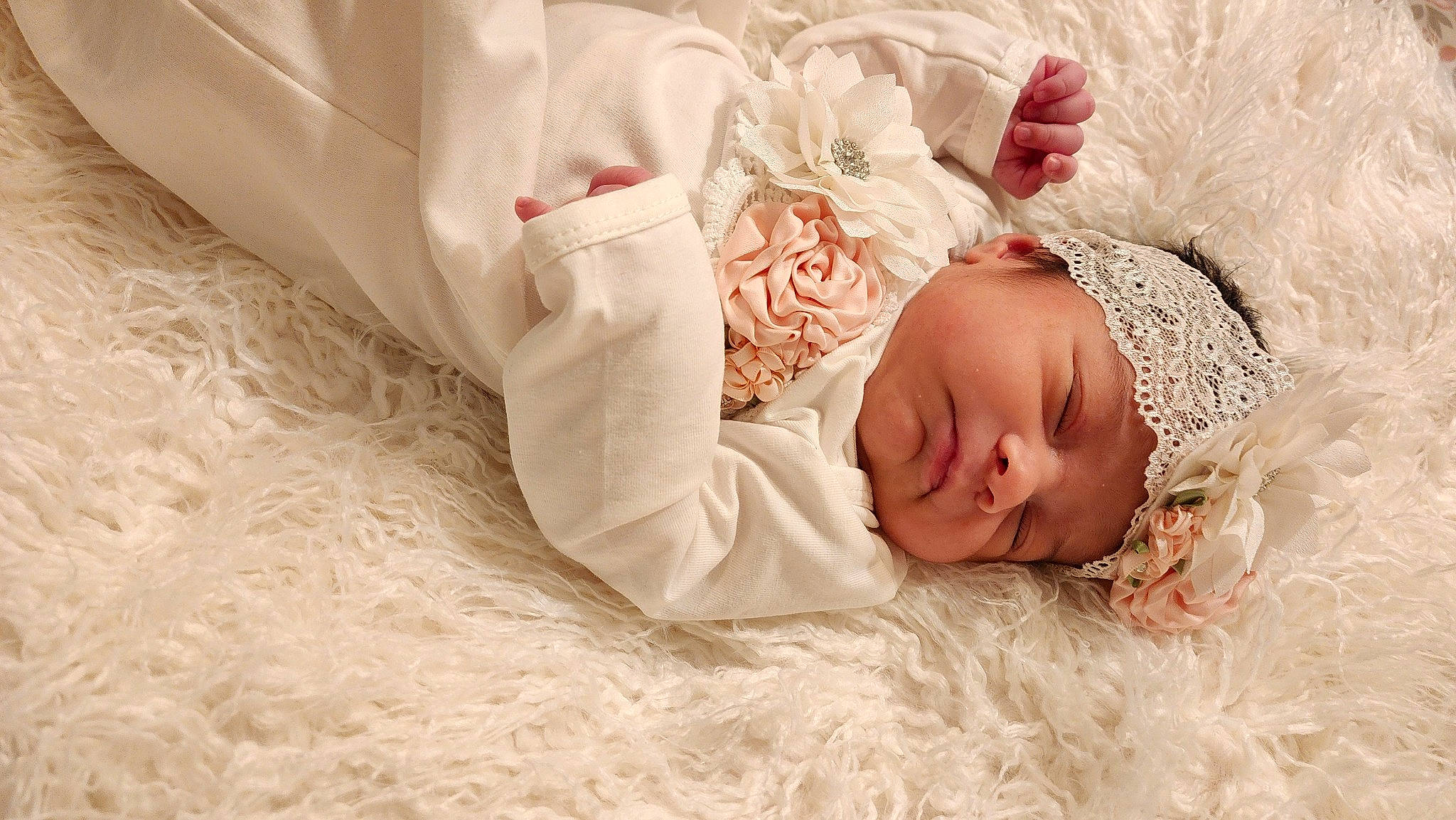 Avianna joined the competition — help win amazing prizes! art, baby, baby_sleeping, baby_toddler_clothing, bedding, bedtime, child, comfort, fashion_accessory, flooring, hair_accessory, hand, headband, headpiece, headwear, linens, pattern, person, room, skin