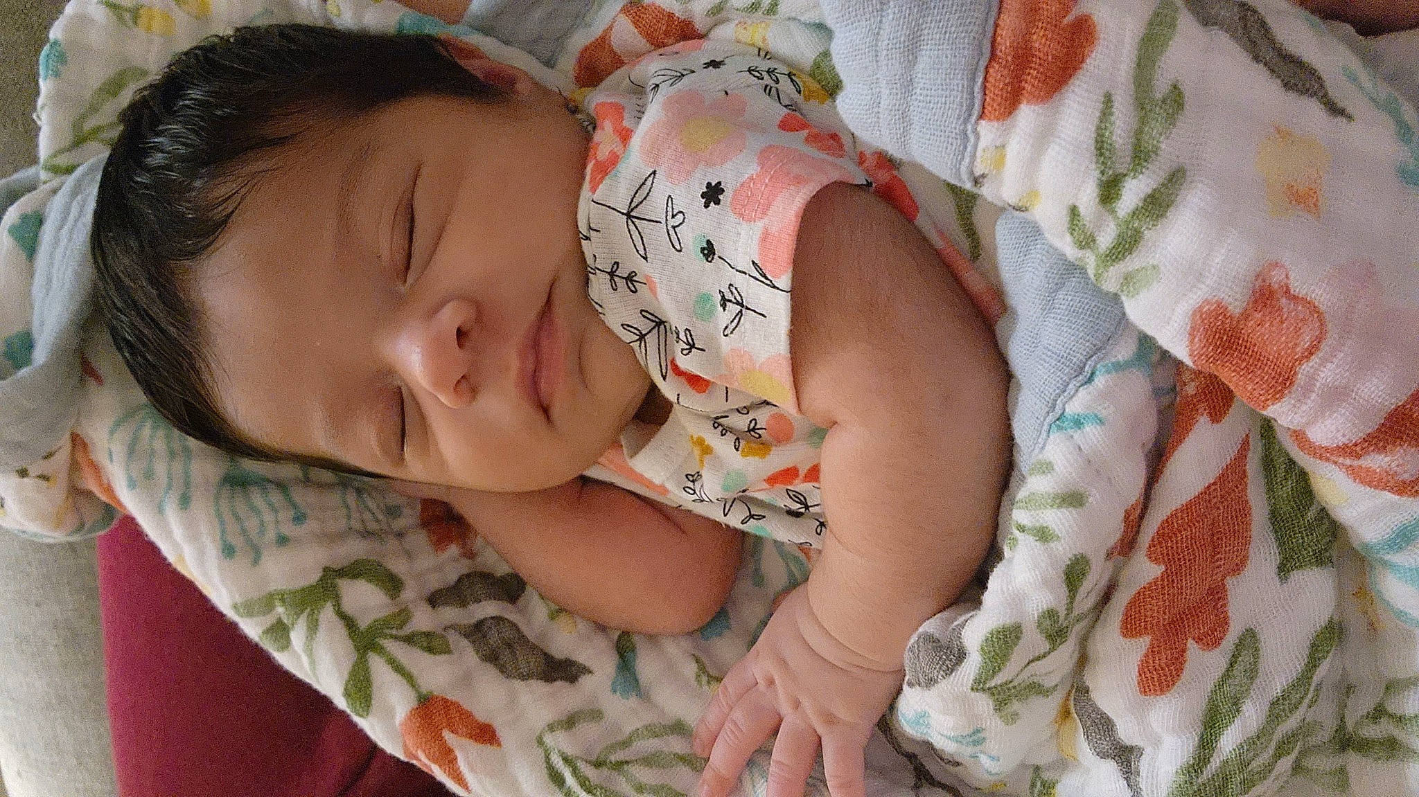 Avianna joined the competition — help win amazing prizes! arm, baby, baby_products, baby_sleeping, baby_toddler_clothing, bedtime, cheek, comfort, eye, eyelash, face, finger, hand, linens, nose, pattern, person, skin, sleeve, textile