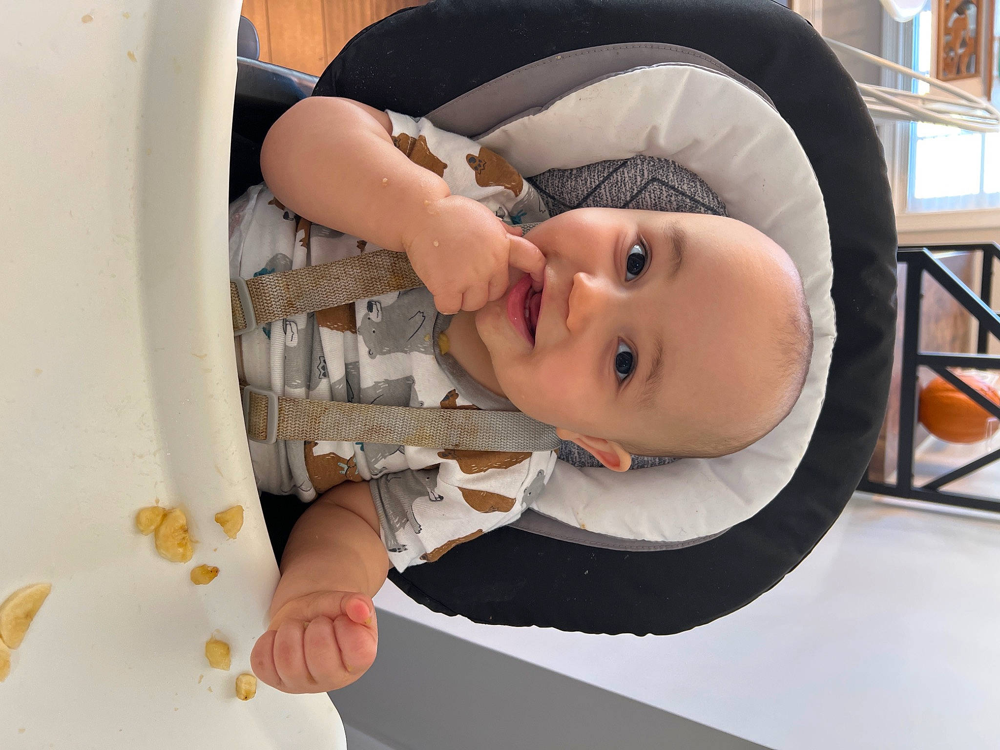 Maverick joined the competition — help win amazing prizes! baby, baby_carriage, baby_products, baby_safety, baby_toddler_clothing, chair, cheek, child, comfort, eyelash, hat, headgear, helmet, person, personal_protective_equipment, sleeve, toddler, window