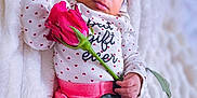 Adahra is registered to the contest to win money with this photo: baby, bodypart, bonnet, clothing, face, finger, flower, flowerarrangement, flowerbouquet, hand, hat, head, newborn, person, petal, photography, plant, portrait, rose, sleeping