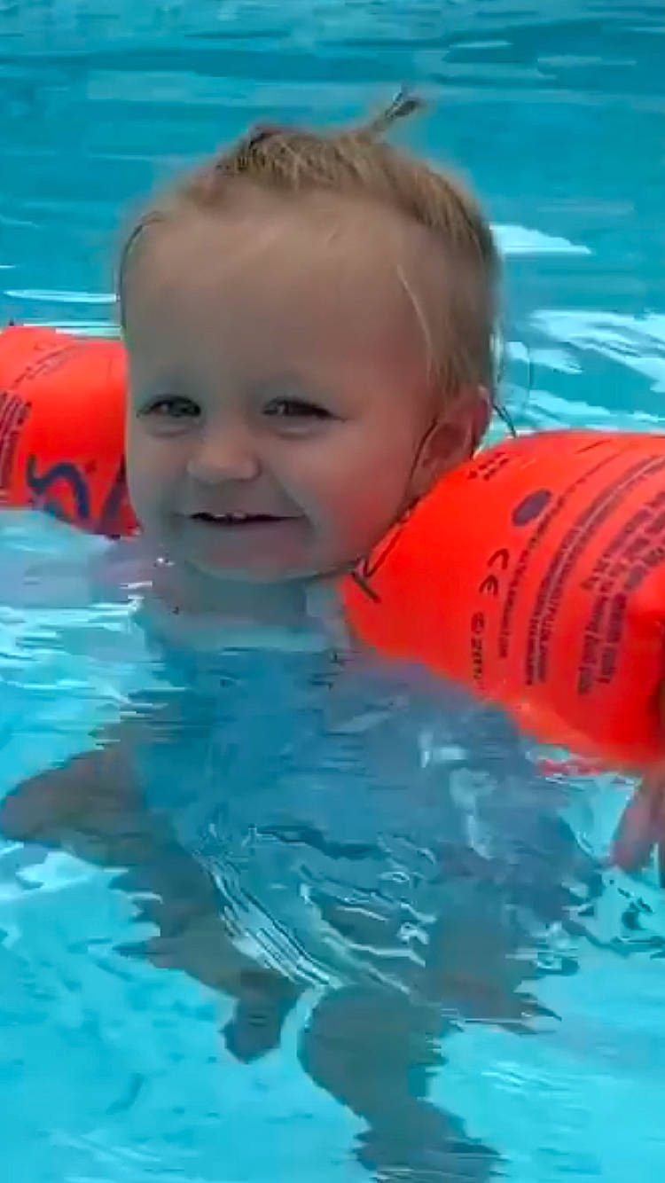 Daisy joined the competition — help win amazing prizes! aqua, blue, child, ear, eye, facial_expression, fluid, fun, happy, head, iris, leisure, nose, organ, outdoor_recreation, person, recreation, skin, summer, swimming_pool