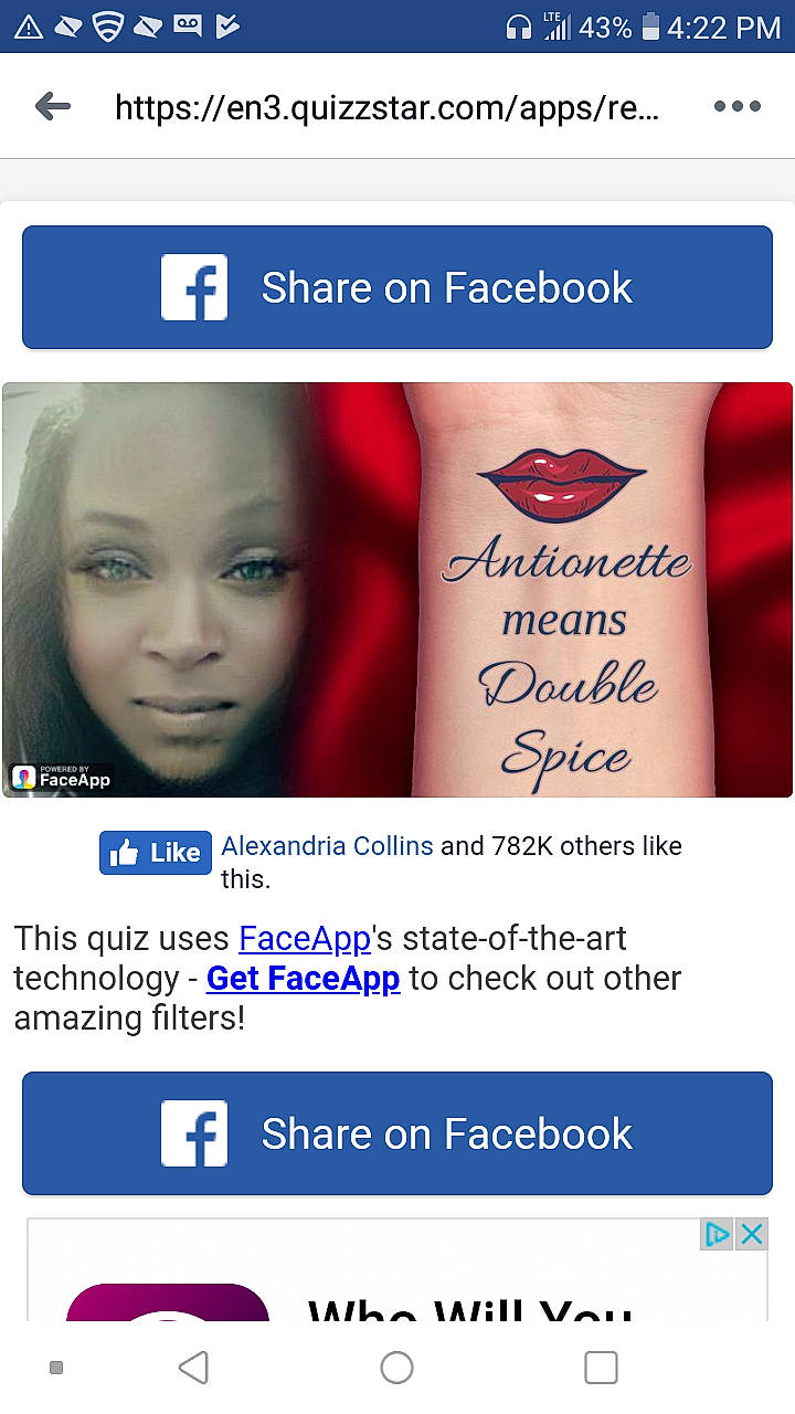 Sienna is registered to the contest to win money with this photo: blue, cheek, chin, eyebrow, eyelash, face, font, forehead, girl, hair_coloring, jaw, lip, media, person, product, screenshot, skin, smile, text, website