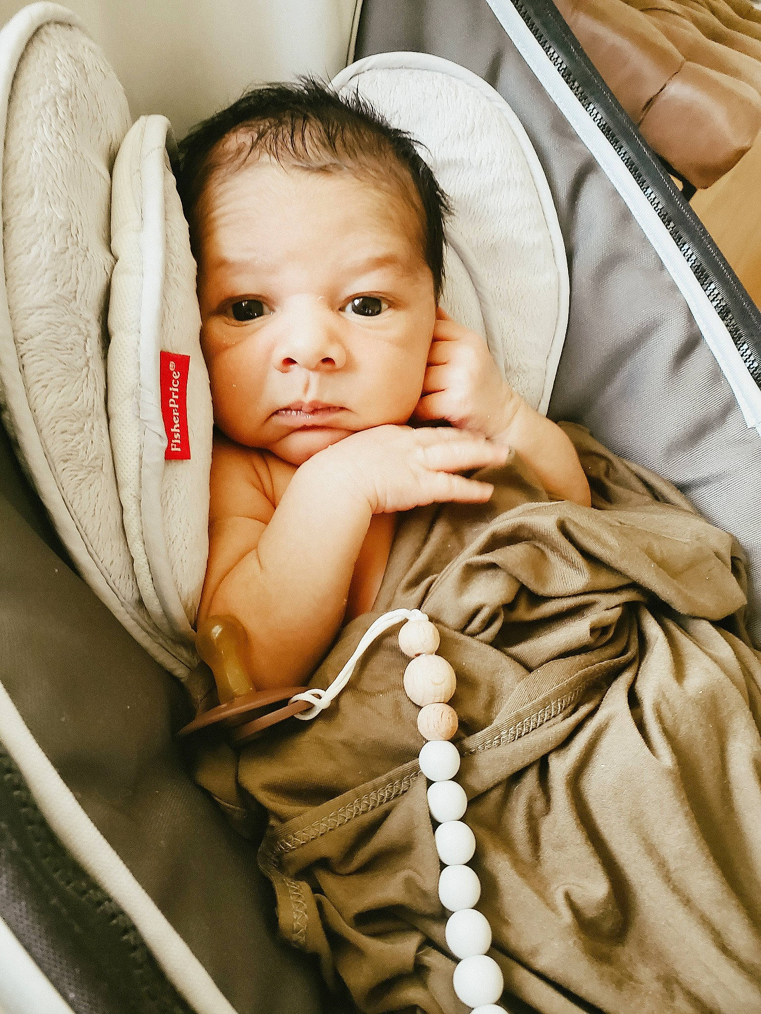 Madden joined the competition — help win amazing prizes! baby, baby_carriage, baby_in_car_seat, baby_products, baby_safety, baby_sleeping, child, comfort, infant_bed, person, product, skin, toddler