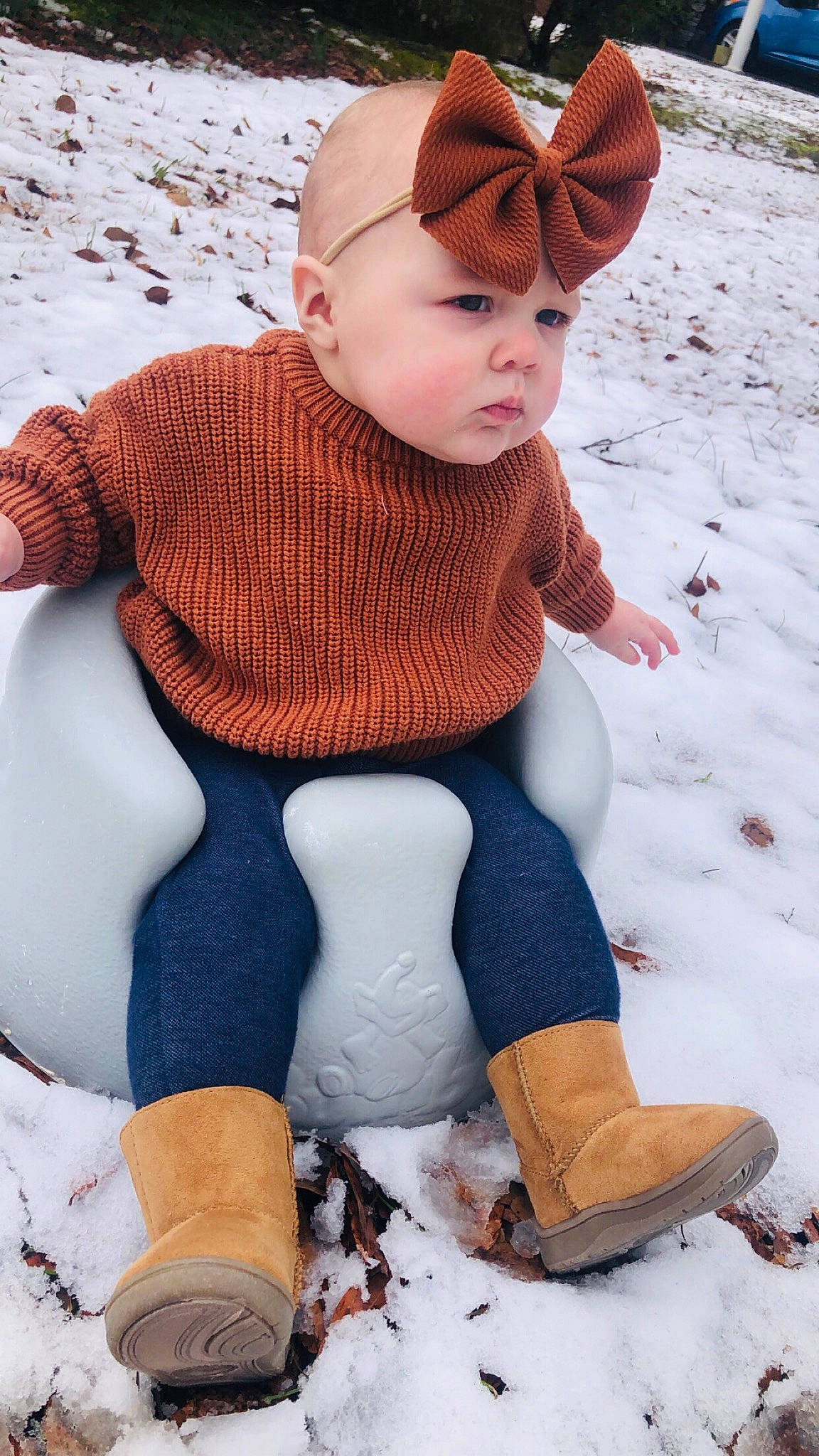 Mattie joined the competition — help win amazing prizes! baby_toddler_clothing, cap, face, freezing, fun, hat, head, headwear, knee, leg, people, people_in_nature, person, photograph, shoe, sleeve, snow, textile, thigh, toddler