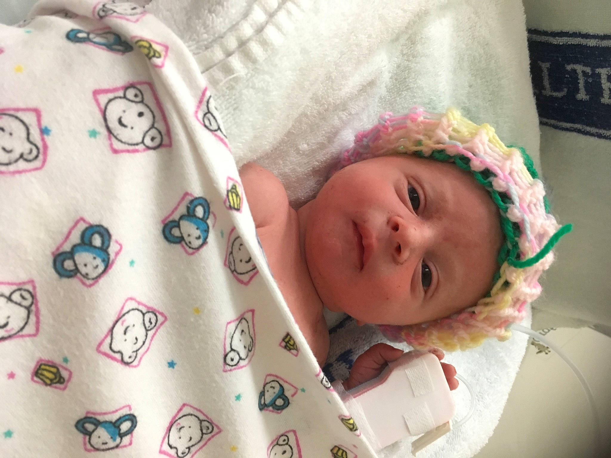 Colton joined the competition — help win amazing prizes! baby, baby_products, baby_safety, baby_toddler_clothing, bedding, cheek, child, comfort, eye, facial_expression, head, linens, person, pink, product, skin, sleeve, smile, t_shirt, textile