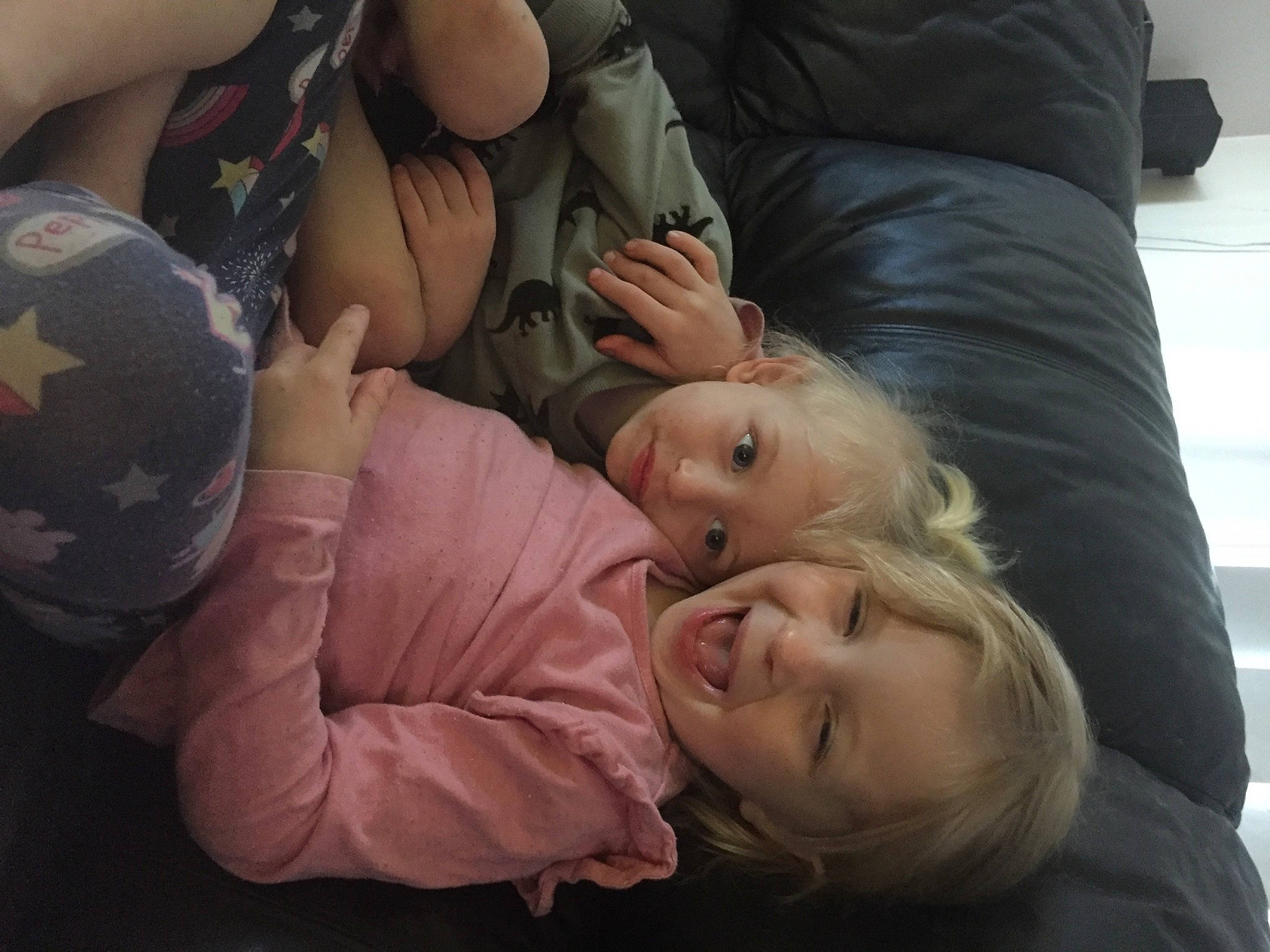 Evelyn Kate is registered to the contest to win money with this photo: baby, cheek, child, comfort, couch, fun, gesture, grass, hair, happy, human_leg, joint, joy, knee, lap, person, room, sitting, smile, thigh