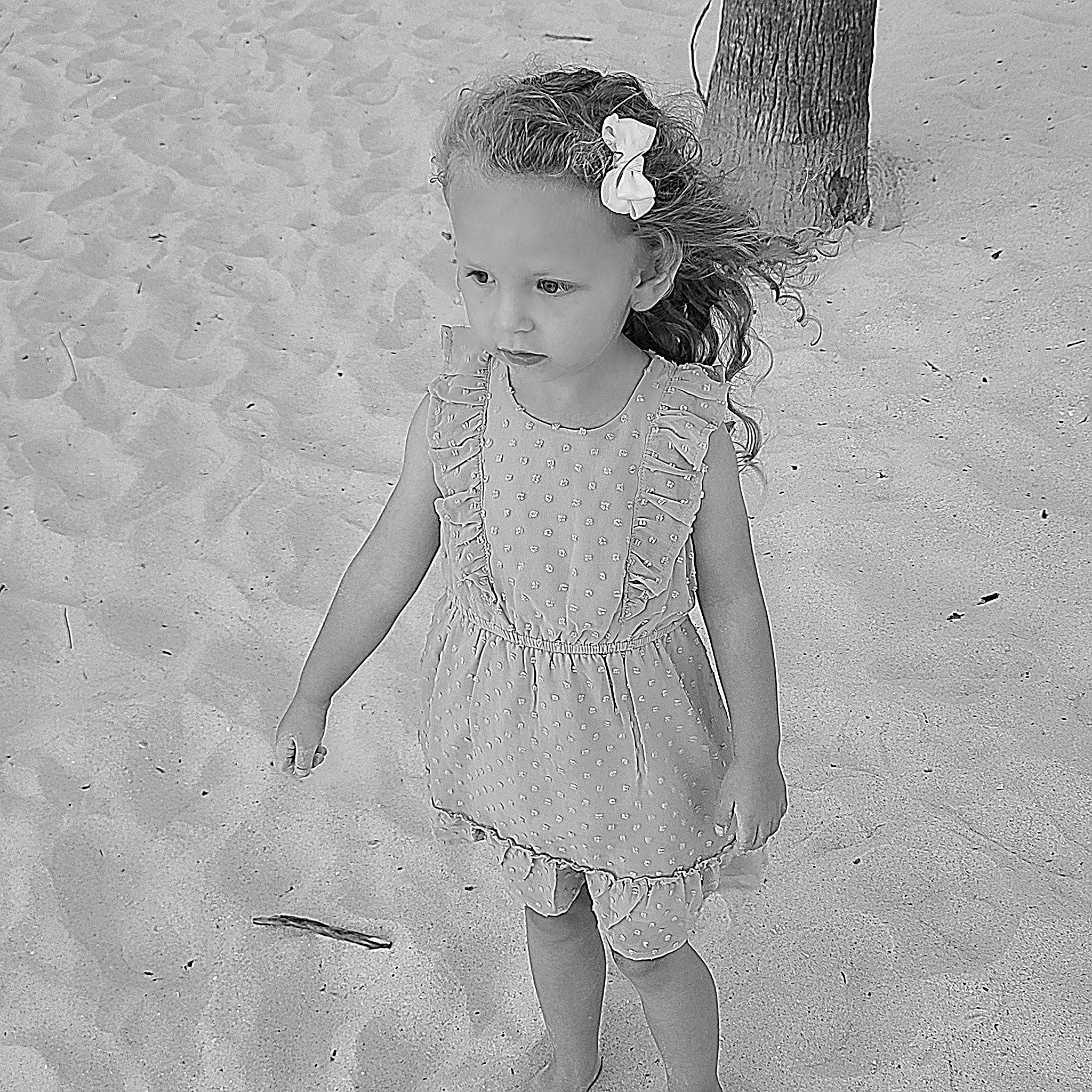 Brynlee joined the competition — help win amazing prizes! baby, baby_toddler_clothing, black_and_white, eye, fashion_accessory, fun, gesture, happy, headgear, human_body, iris, monochrome, monochrome_photography, pattern, people_in_nature, person, sleeve, smile, style, toddler