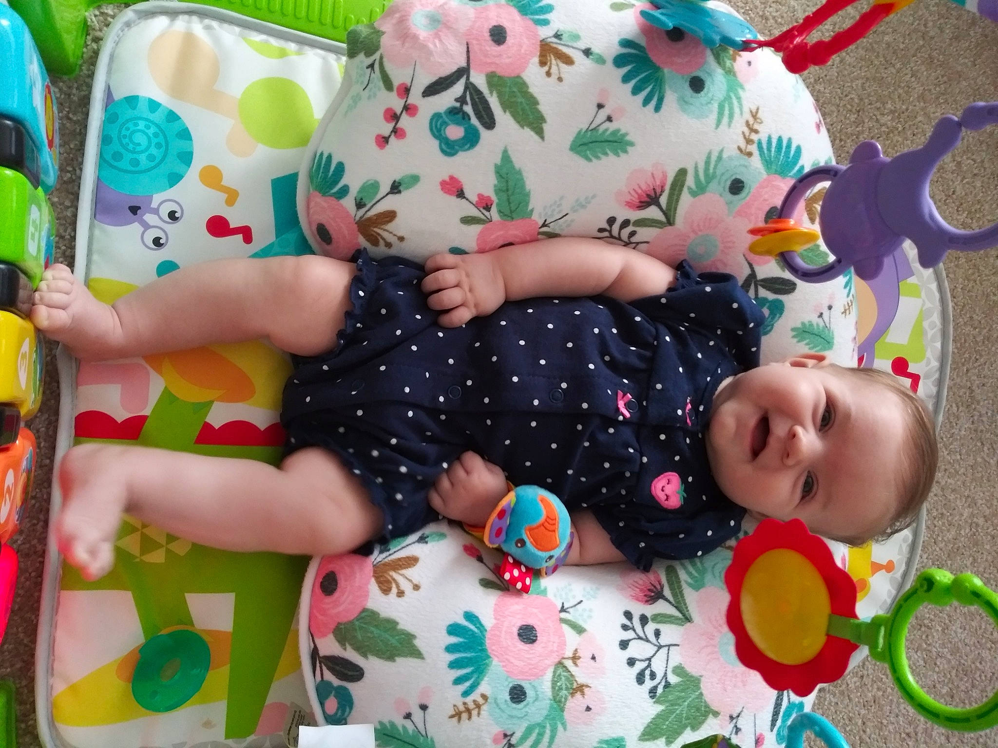 Maisie joined the competition — help win amazing prizes! baby, baby_products, baby_toddler_clothing, baby_toys, child, person, play, playmat, product, toddler, toy