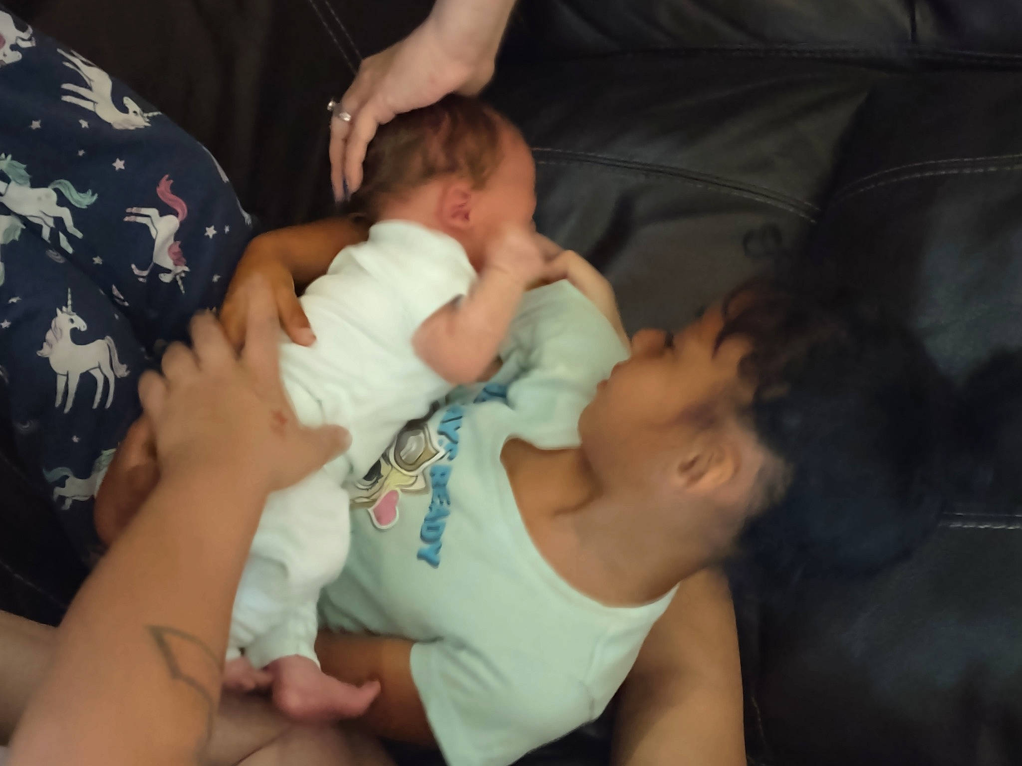 Aaliyah joined the competition — help win amazing prizes! abdomen, baby, baby_toddler_clothing, cheek, child, comfort, couch, elbow, finger, gesture, hand, lap, mouth, nail, person, skin, thigh, thumb, toddler, trunk