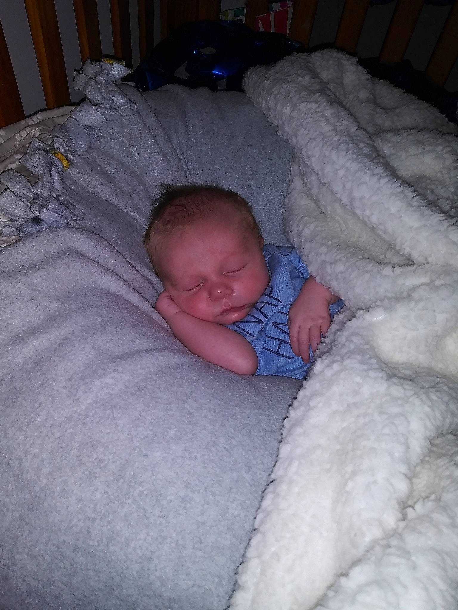 Braiden is registered to the contest to win money with this photo: baby, baby_sleeping, bedding, bedtime, blanket, child, comfort, linens, nap, person, skin, sleep, textile, toddler