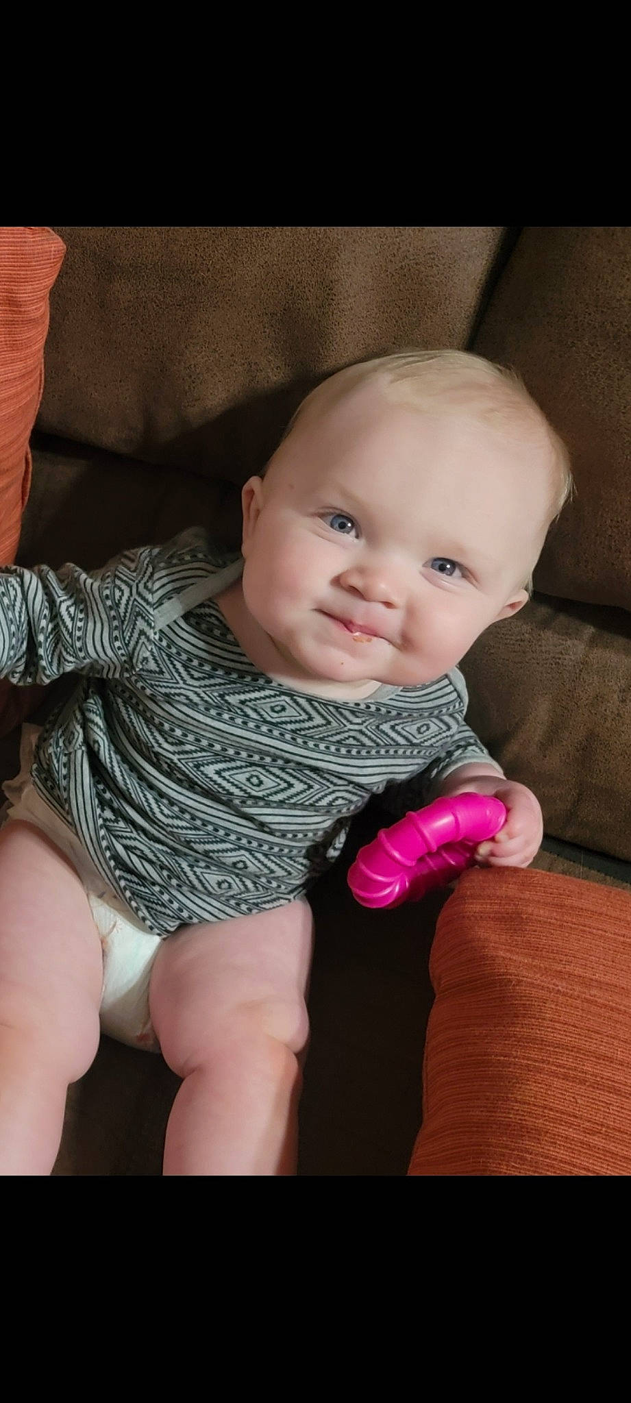 Xavier joined the competition — help win amazing prizes! arm, baby_toddler_clothing, cheek, chin, comfort, eye, hand, head, iris, joint, joy, leg, lip, neck, nose, outerwear, person, skin, sleeve, smile