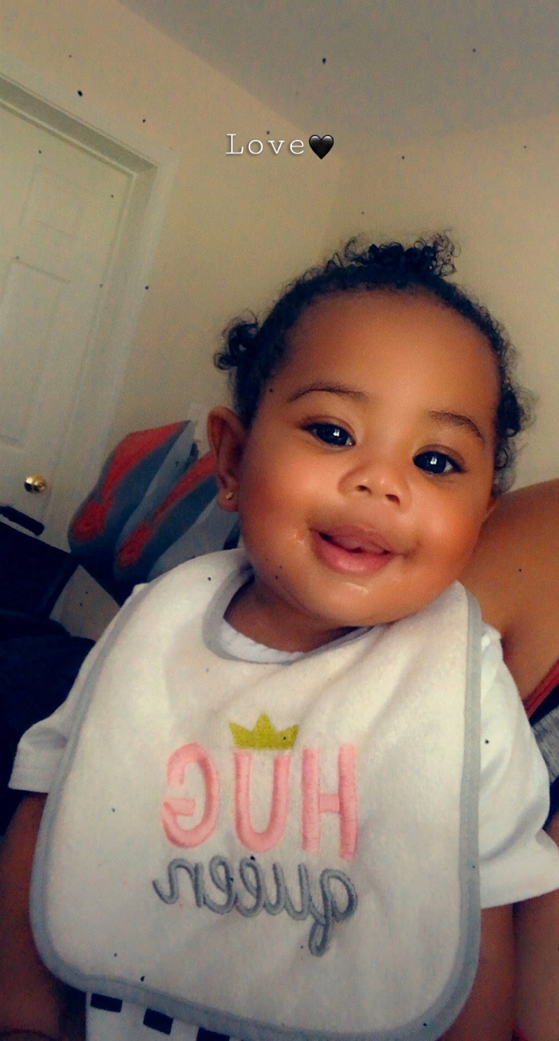 Amarah joined the competition — help win amazing prizes! baby_toddler_clothing, black_hair, cheek, cool, eye, eyelash, face, flash_photography, forehead, hairstyle, hand, happy, head, iris, joy, lip, nose, person, skin, sleeve