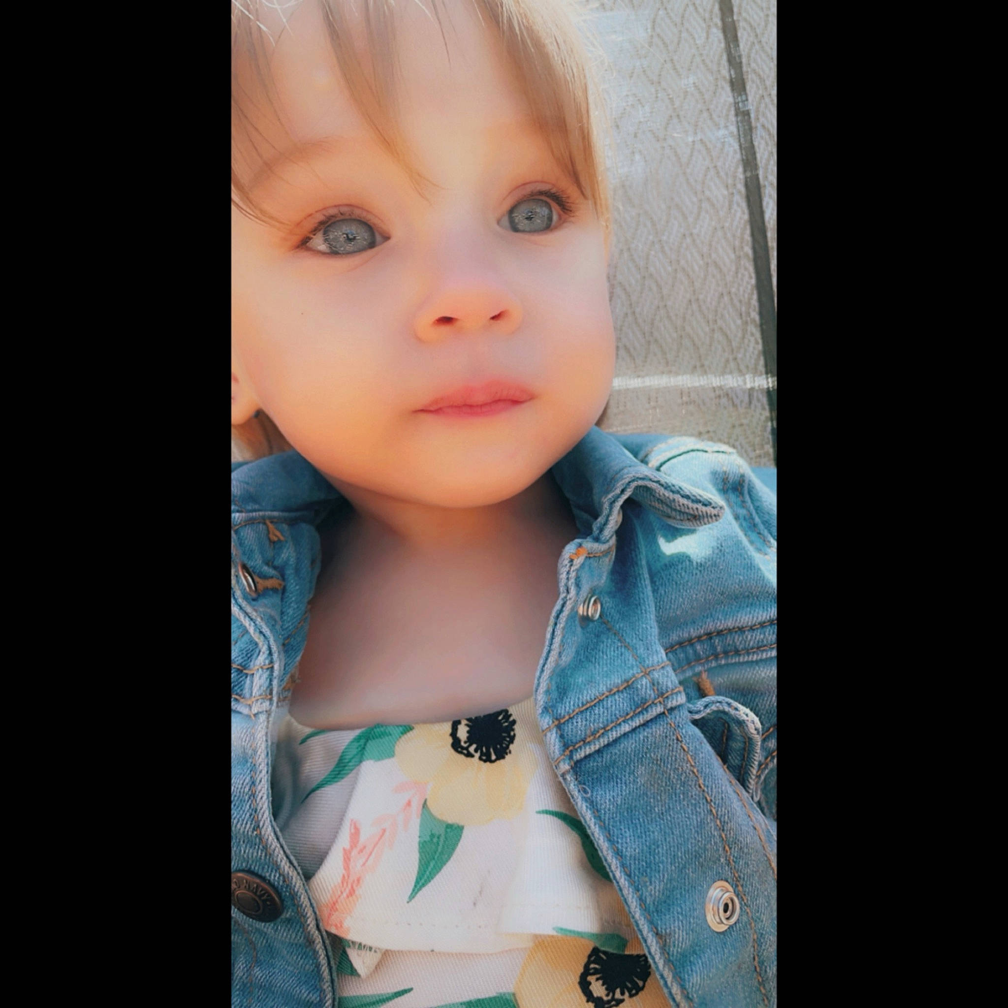 Gabriella joined the competition — help win amazing prizes! button, cheek, collar, cool, denim, electric_blue, eyebrow, eyelash, face, iris, jaw, lip, neck, nose, outerwear, pattern, person, skin, sleeve, street_fashion