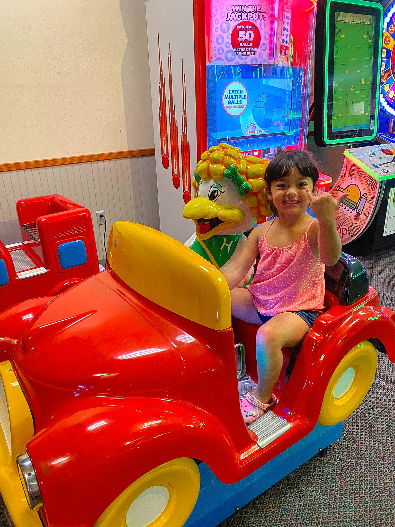 Naiya joined the competition — help win amazing prizes! auto_part, automotive_design, automotive_exterior, automotive_tire, automotive_wheel_system, bumper, car, classic, event, fender, fun, joy, magenta, motor_vehicle, person, riding_toy, smile, tire, toddler, toy