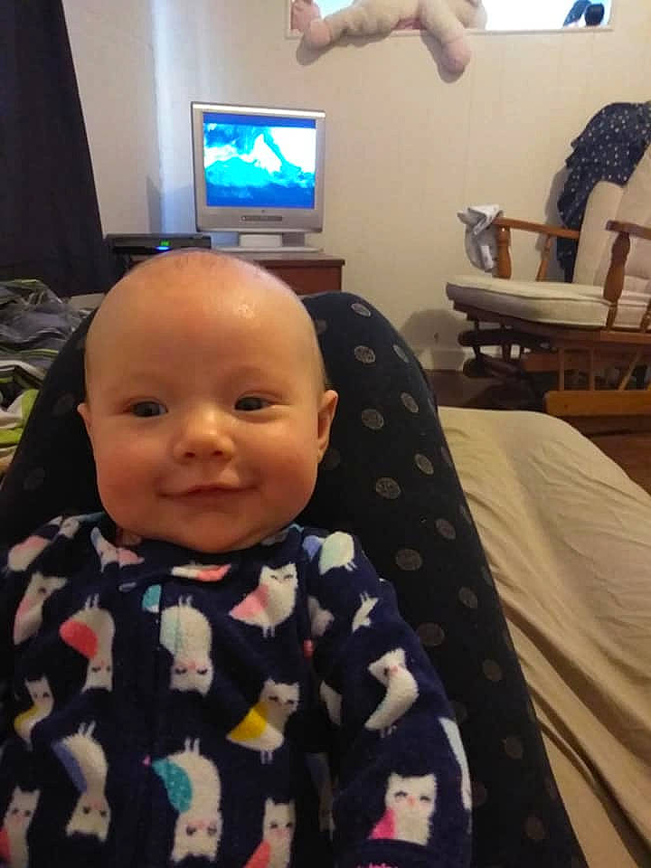 Karleigh is registered to the contest to win money with this photo: cheek, child, day, ear, eye, face, forehead, head, infant, joy, nose, organ, person, product, skin, smile, toddler