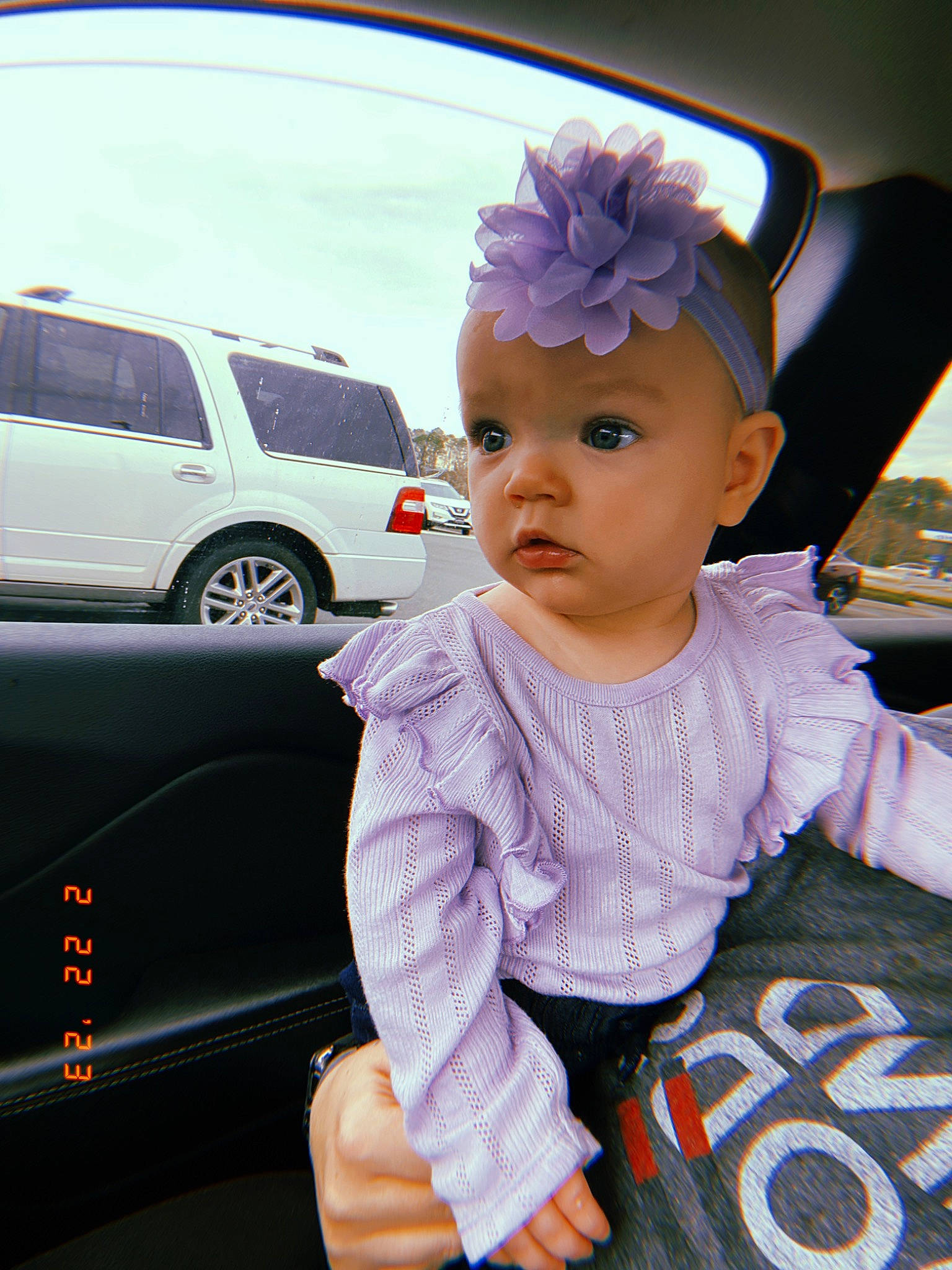 Emberlynn joined the competition — help win amazing prizes! automotive_design, automotive_exterior, automotive_lighting, automotive_tire, baby, baby_toddler_clothing, car, finger, fun, happy, headwear, magenta, motor_vehicle, person, skin, tire, toddler, vehicle_door, wheel, white