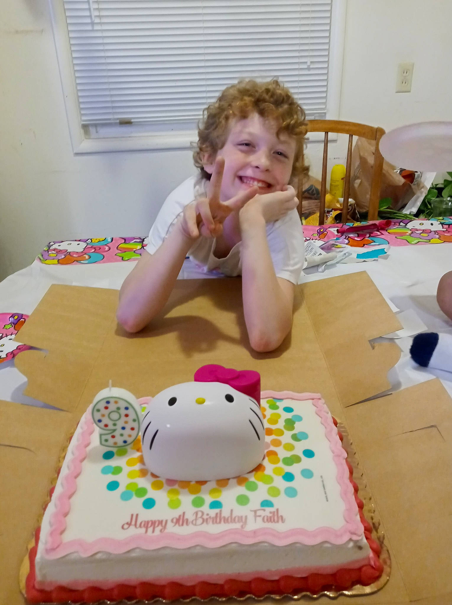 Faith is registered to the contest to win money with this photo: baked_goods, birthday_cake, birthday_party, buttercream, cake, cake_decorating, cake_decorating_supply, dessert, event, food, fun, joy, kuchen, person, pink, smile, sugar_cake, sugar_paste, sweetness, table