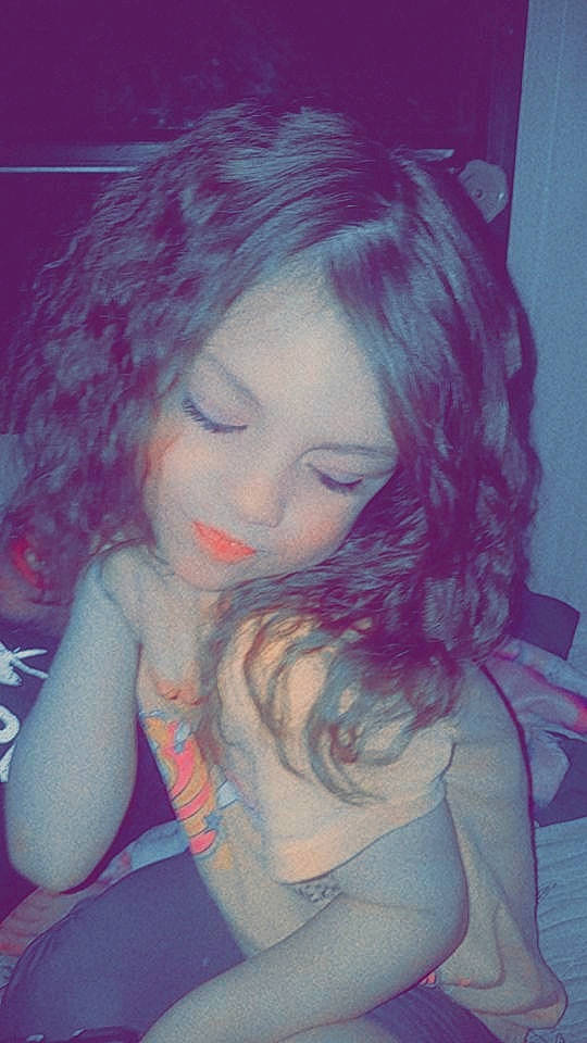 Kinslee is registered to the contest to win money with this photo: bangs, beauty, black_hair, chin, cool, electric_blue, eyebrow, eyelash, facial_expression, flash_photography, fun, happy, jaw, layered_hair, lip, long_hair, mouth, person, red_hair, shoulder