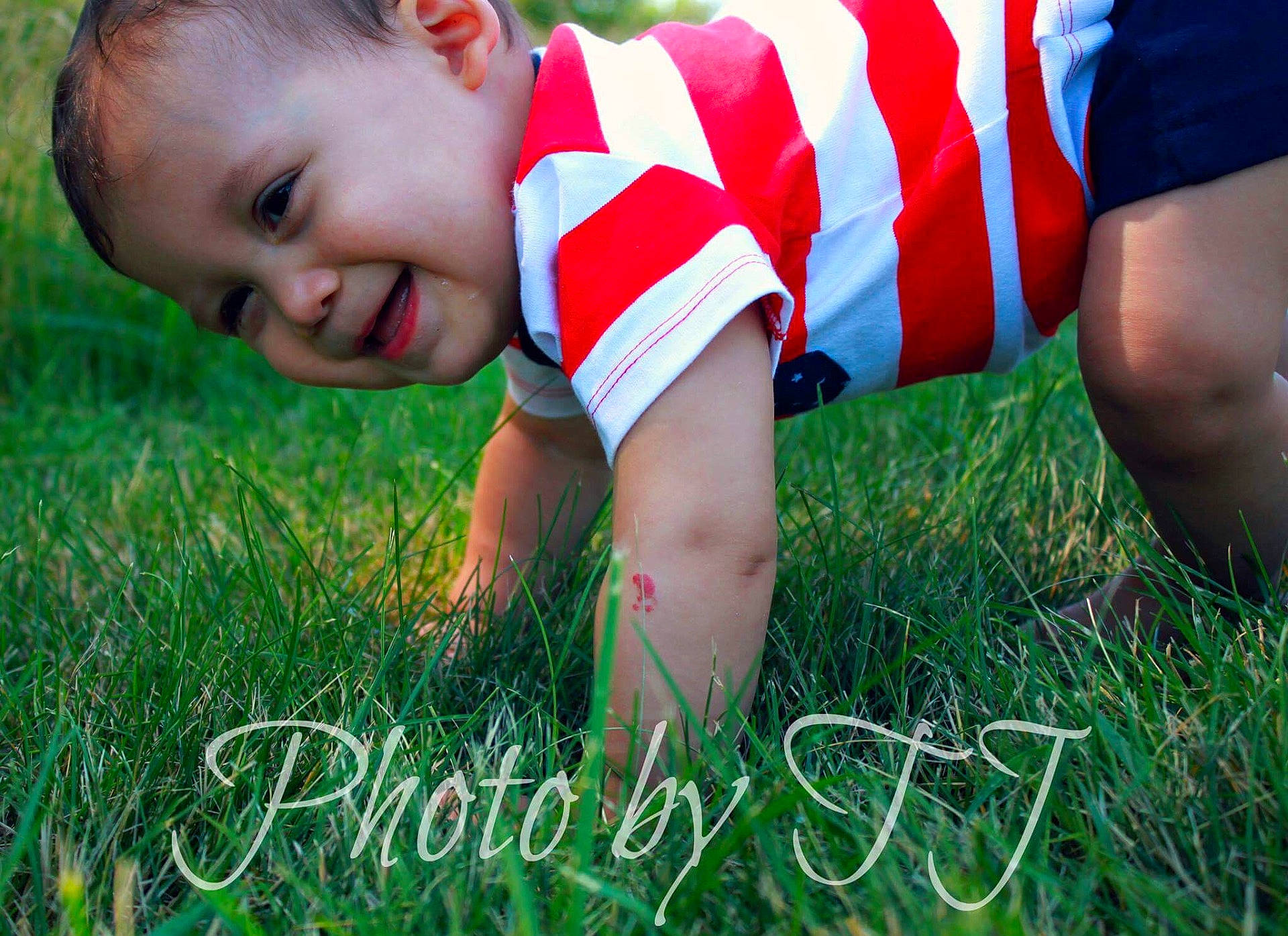 Goku joined the competition — help win amazing prizes! arm, boy, child, emotion, fun, girl, grass, grass_family, green, hand, happiness, infant, lawn, meadow, plant, play, skin, smile, summer, toddler
