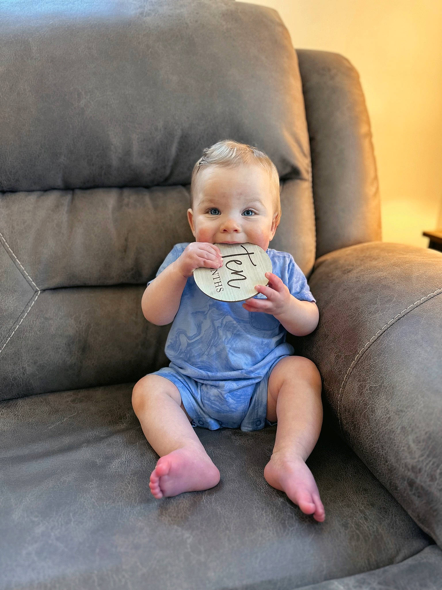 Bryce joined the competition — help win amazing prizes! azure, baby, baby_toddler_clothing, barefoot, child, comfort, couch, electric_blue, eye, flash_photography, flooring, foot, head, human_leg, knee, person, shoulder, skin, studio_couch, thigh